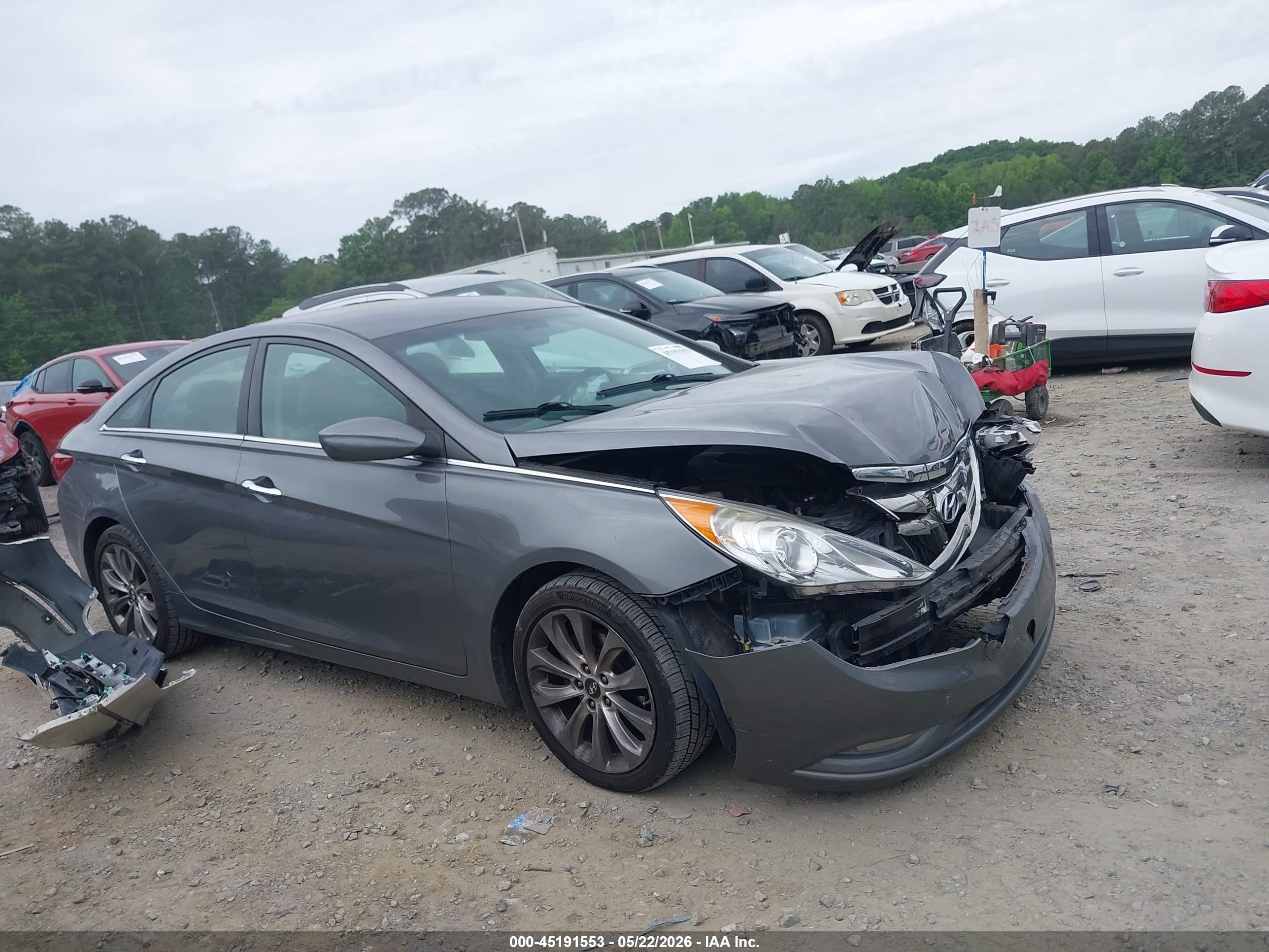 2011 Hyundai Sonata Se 2.0t Gray vin: 5NPEC4AB9BH317639
