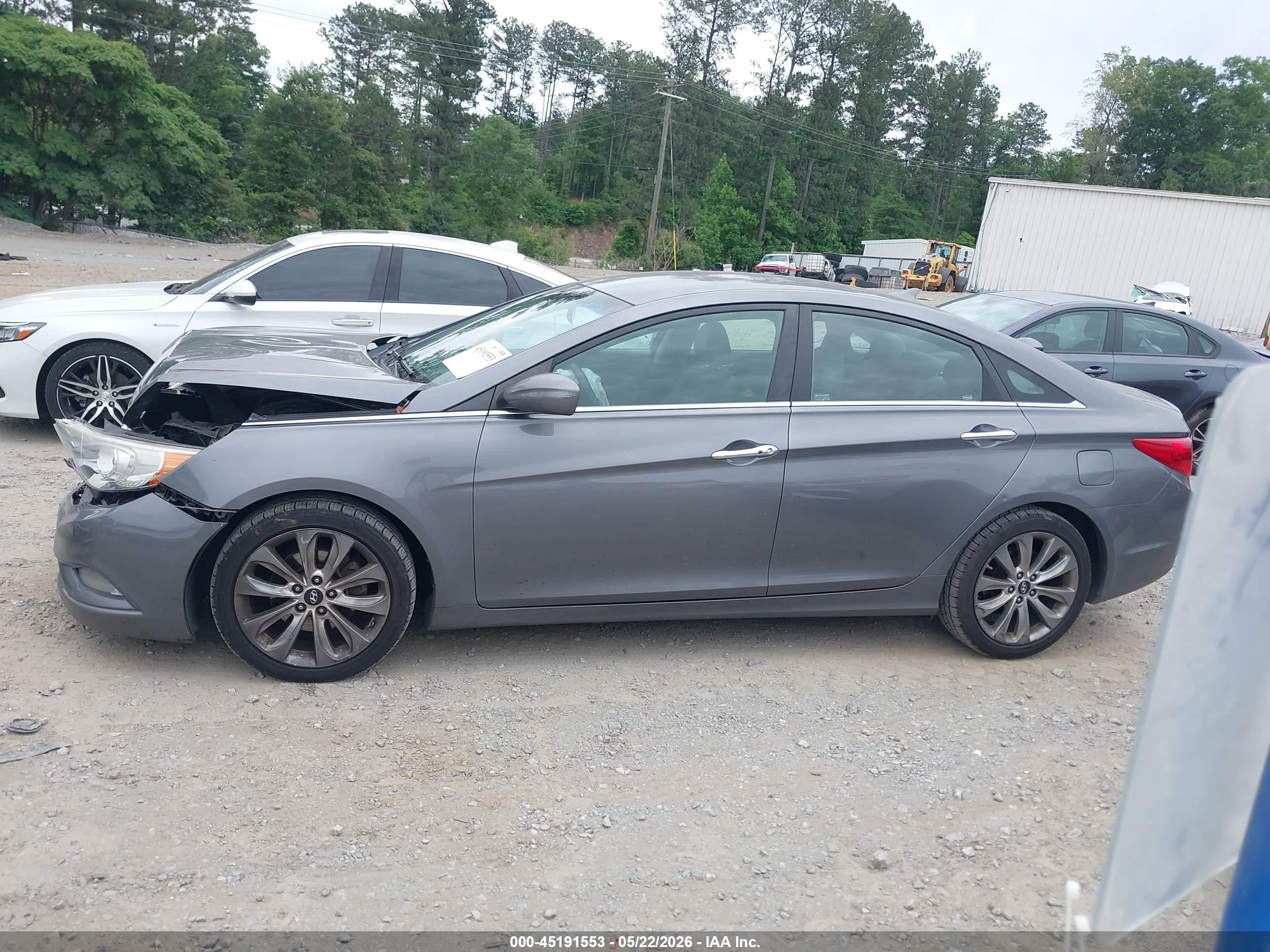 2011 Hyundai Sonata Se 2.0t Gray vin: 5NPEC4AB9BH317639