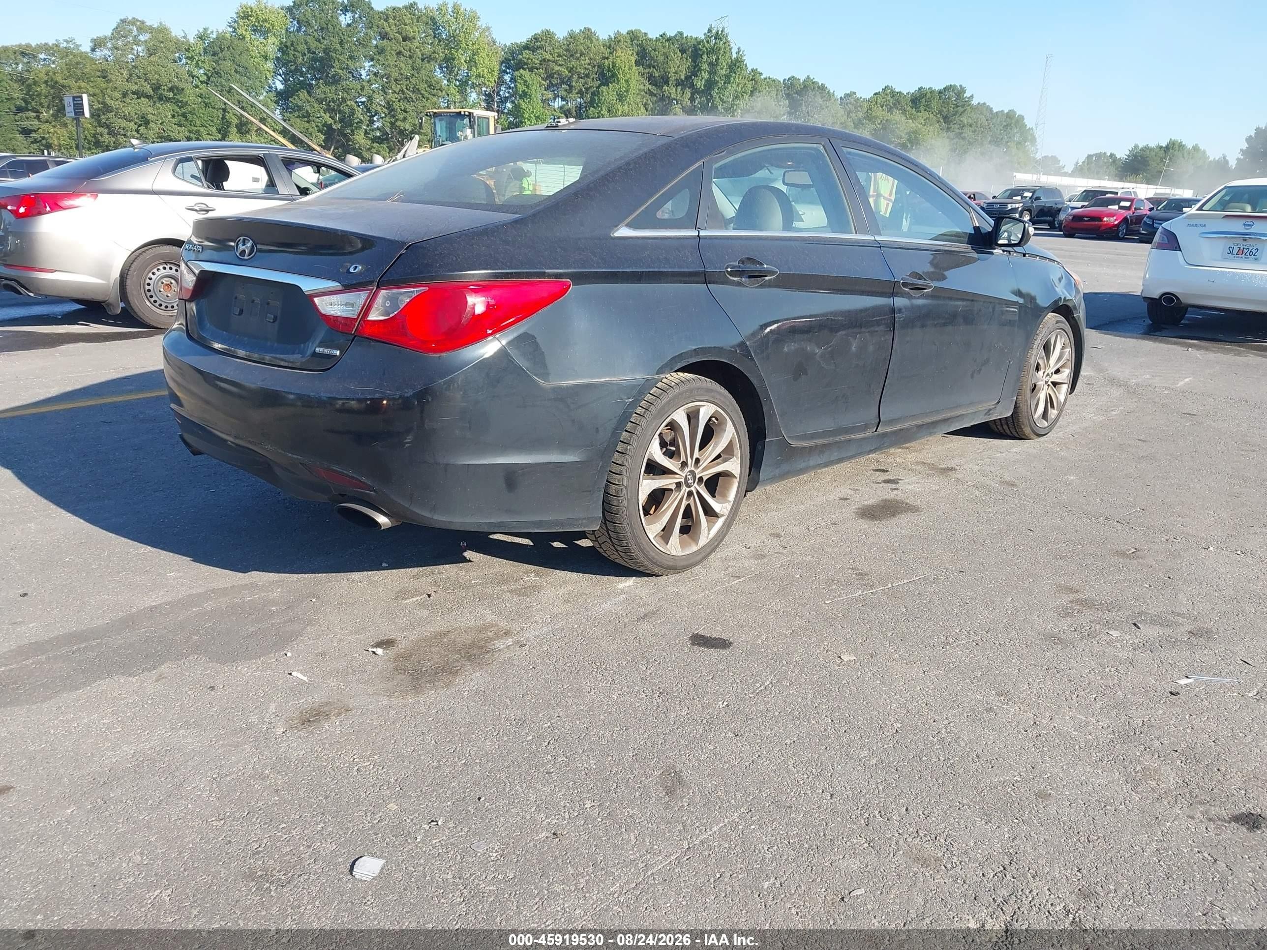 2012 Hyundai Sonata Limited 2.0t Black vin: 5NPEC4AB9CH326780