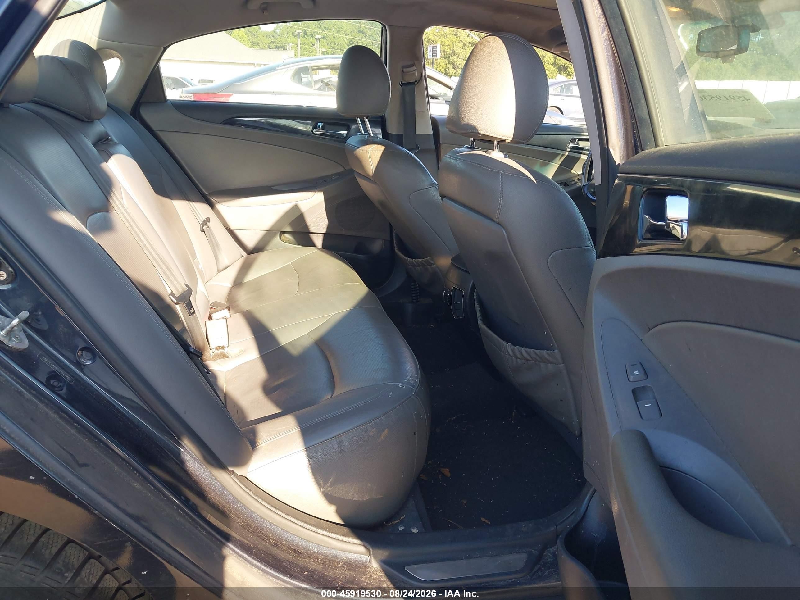 2012 Hyundai Sonata Limited 2.0t Black vin: 5NPEC4AB9CH326780
