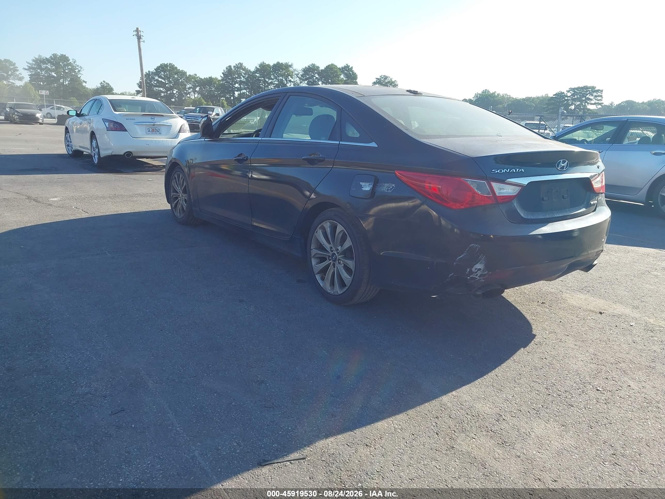 2012 Hyundai Sonata Limited 2.0t Black vin: 5NPEC4AB9CH326780