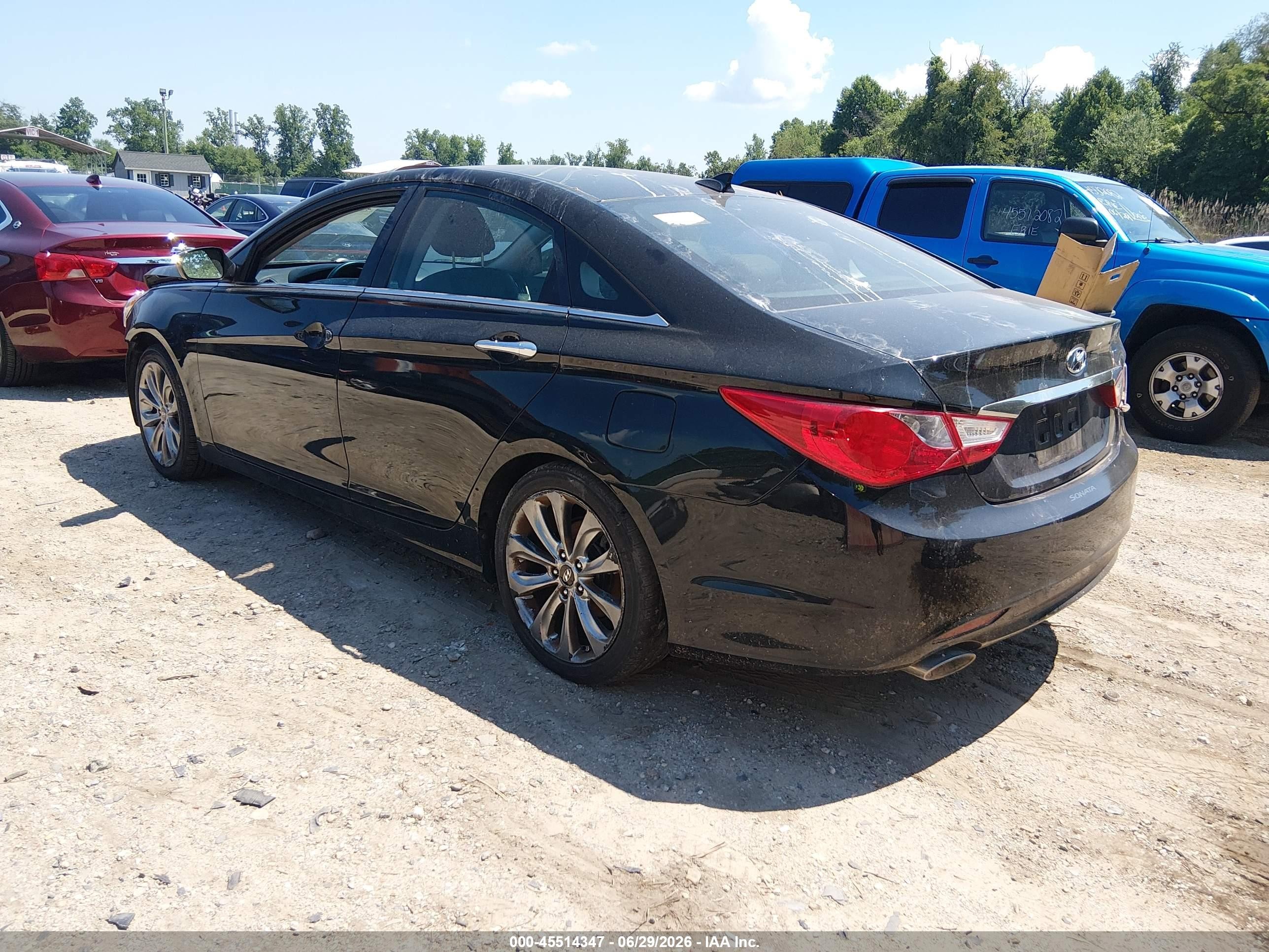 2012 Hyundai Sonata Se 2.0t Black vin: 5NPEC4AB9CH372626