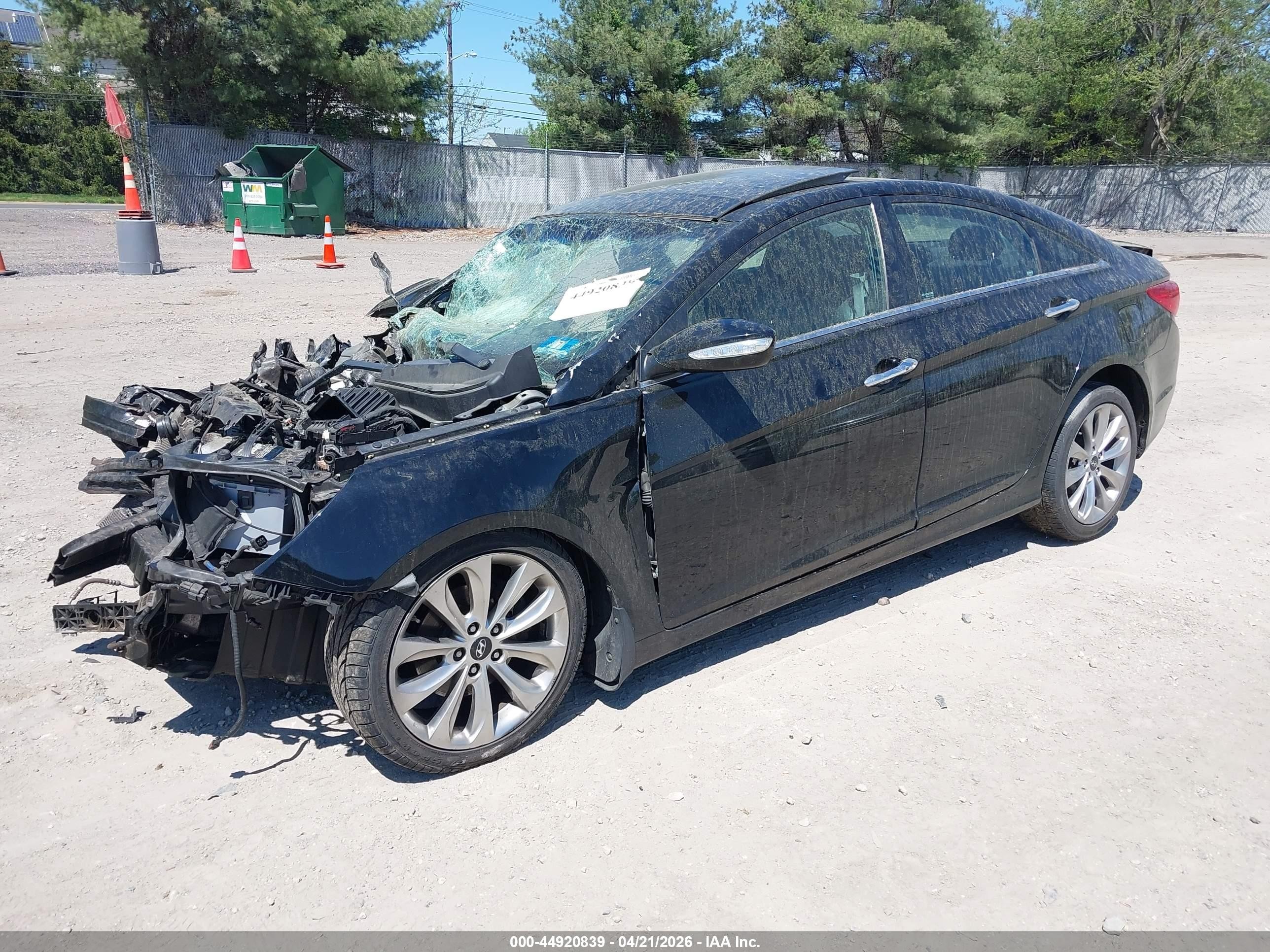 2012 Hyundai Sonata Limited 2.0t Black vin: 5NPEC4AB9CH408590