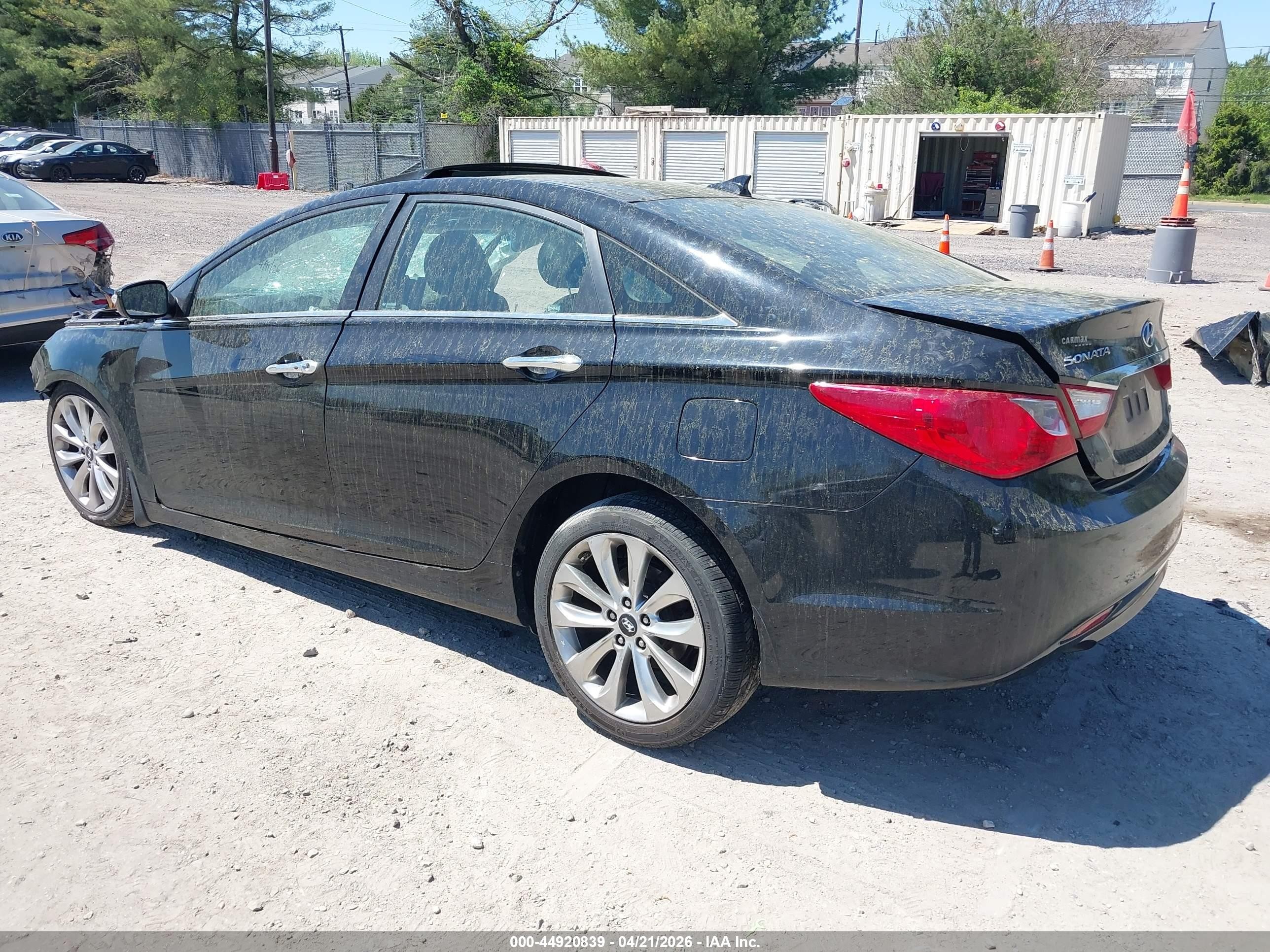 2012 Hyundai Sonata Limited 2.0t Black vin: 5NPEC4AB9CH408590