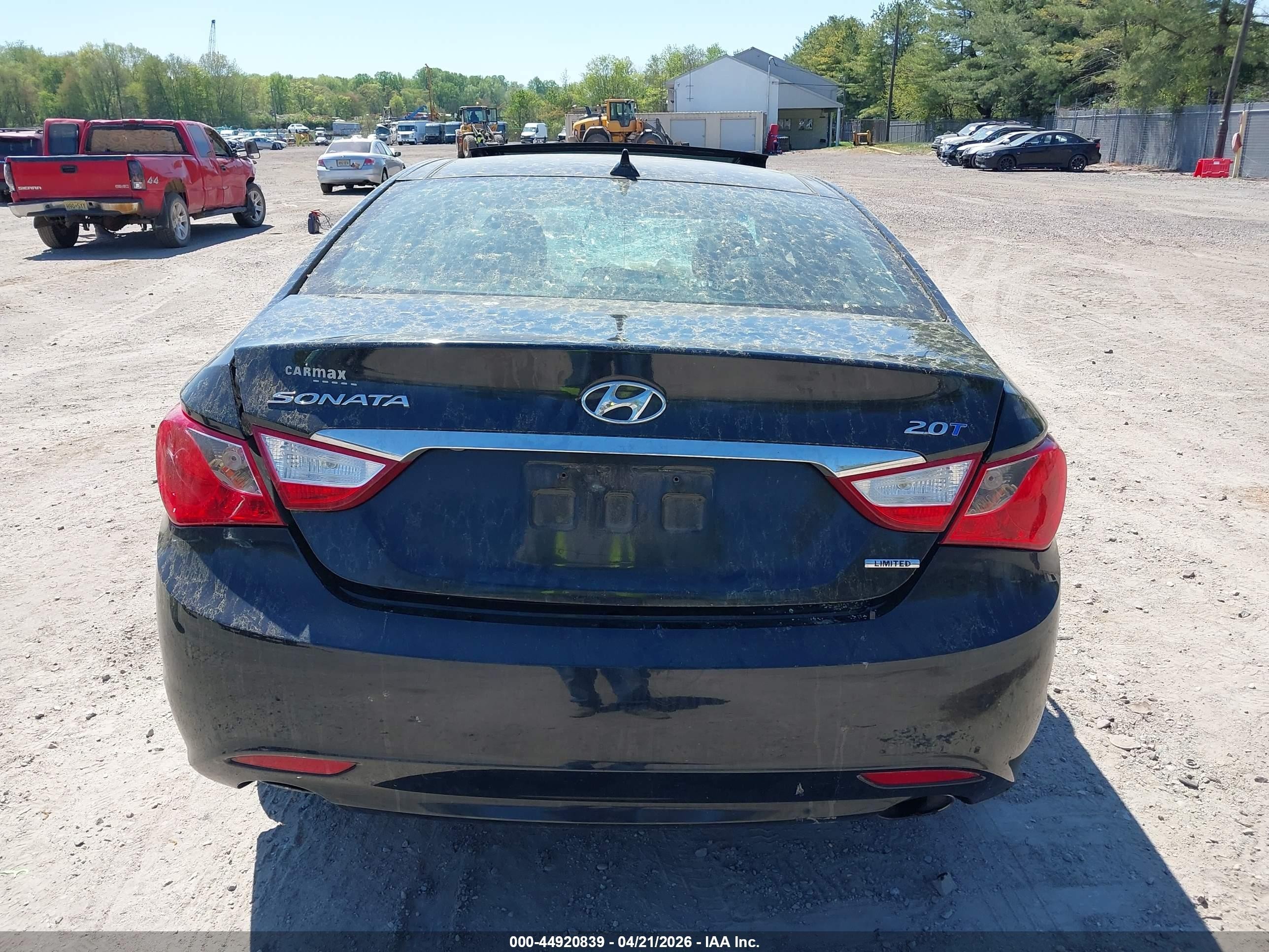 2012 Hyundai Sonata Limited 2.0t Black vin: 5NPEC4AB9CH408590