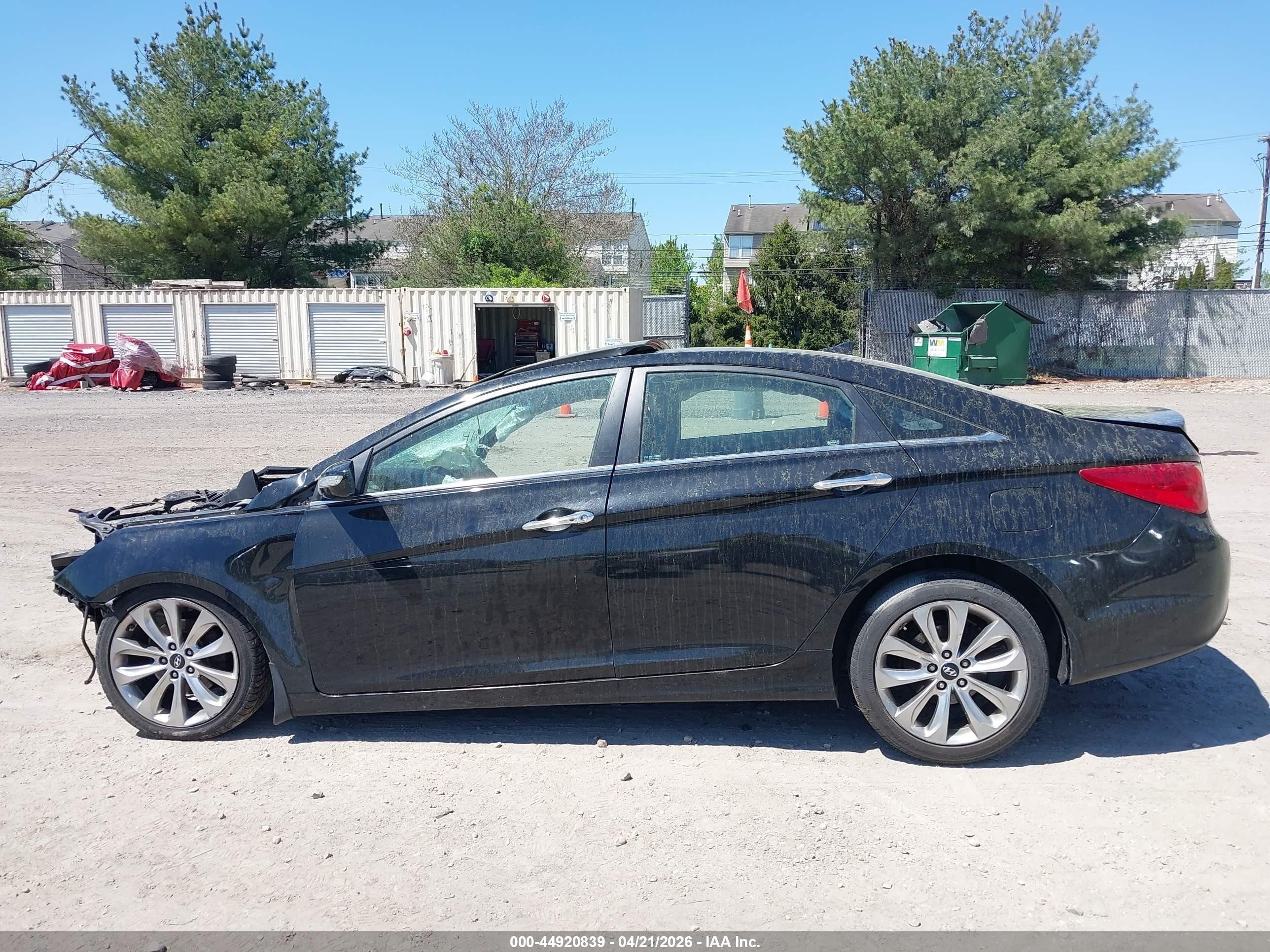 2012 Hyundai Sonata Limited 2.0t Black vin: 5NPEC4AB9CH408590