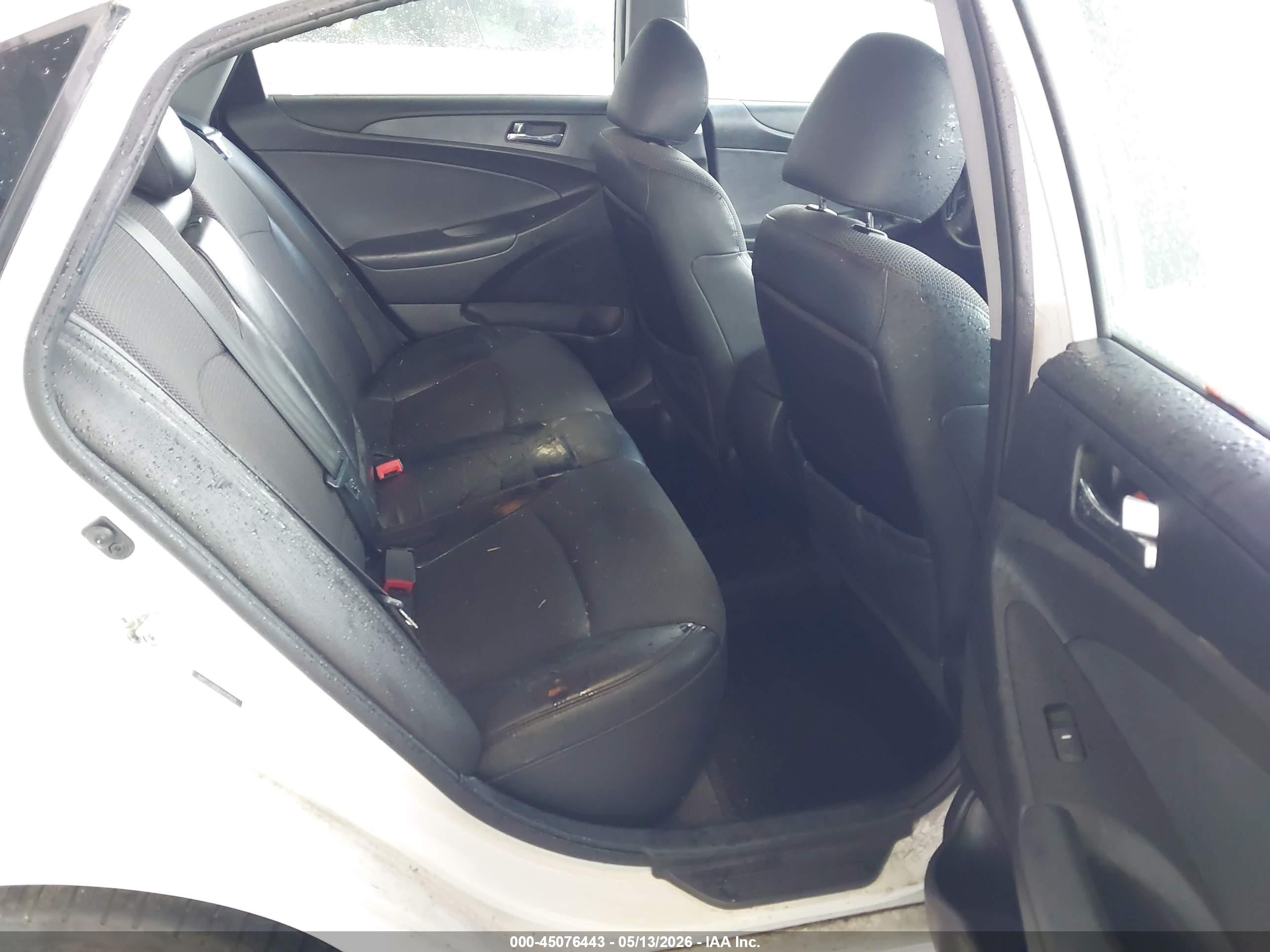 2012 Hyundai Sonata Se 2.0t White vin: 5NPEC4AB9CH428905