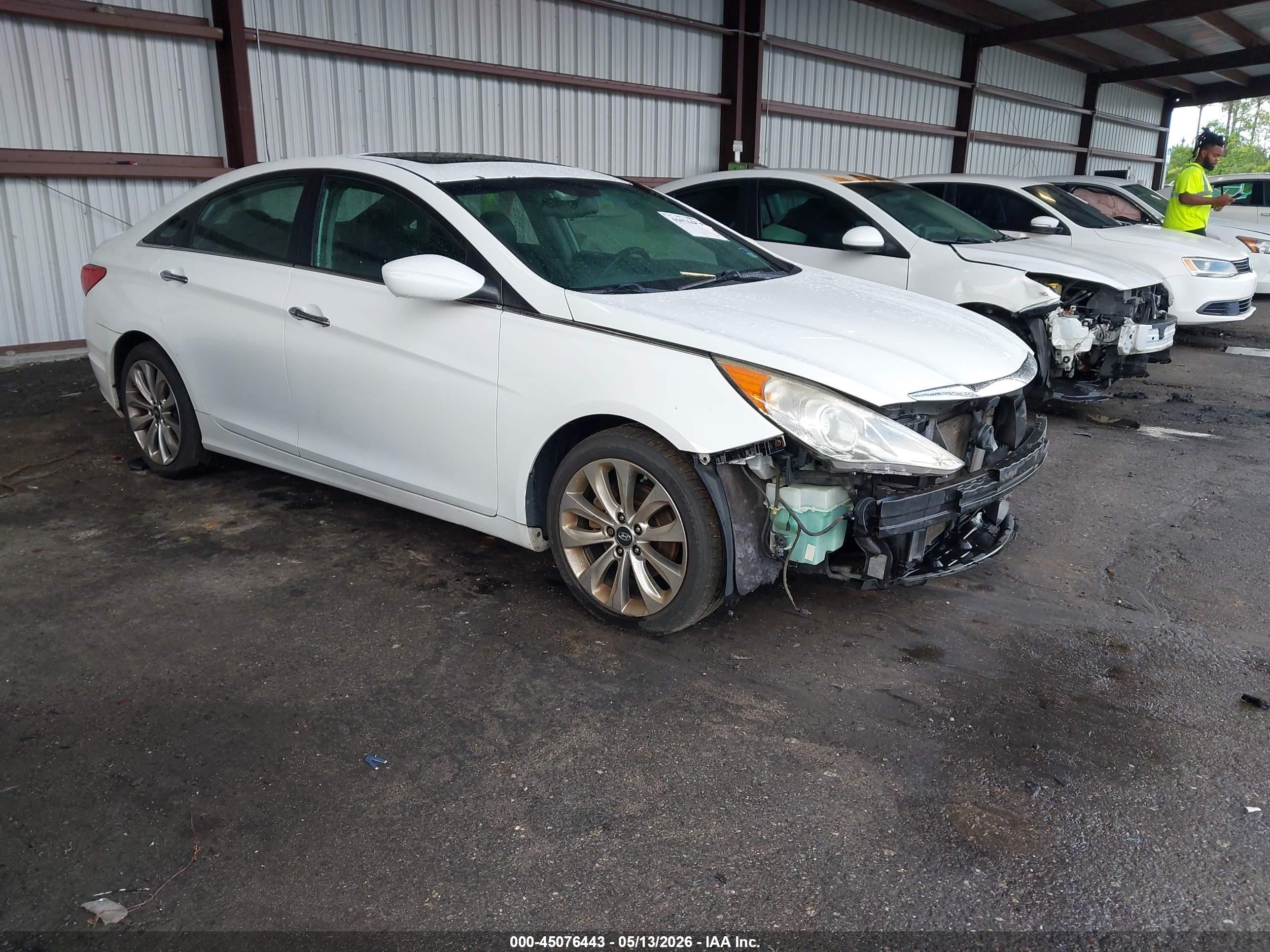 2012 Hyundai Sonata Se 2.0t White vin: 5NPEC4AB9CH428905