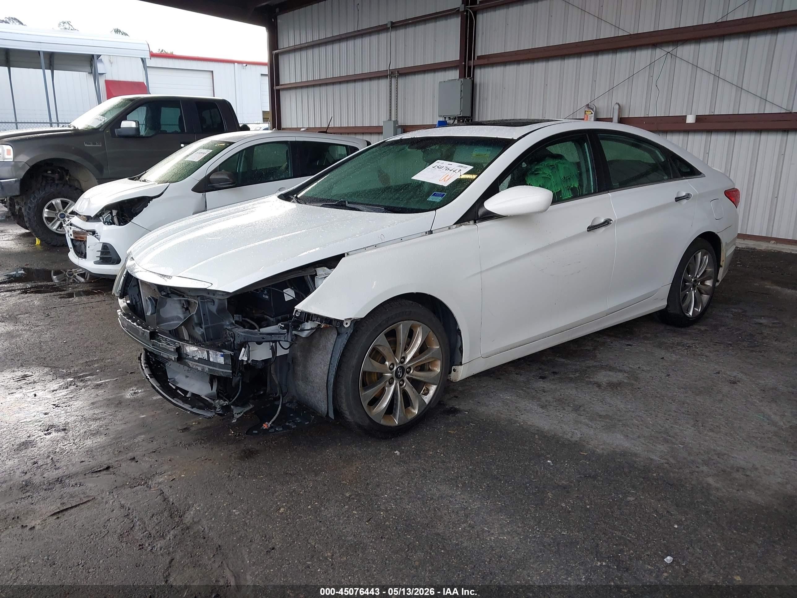 2012 Hyundai Sonata Se 2.0t White vin: 5NPEC4AB9CH428905