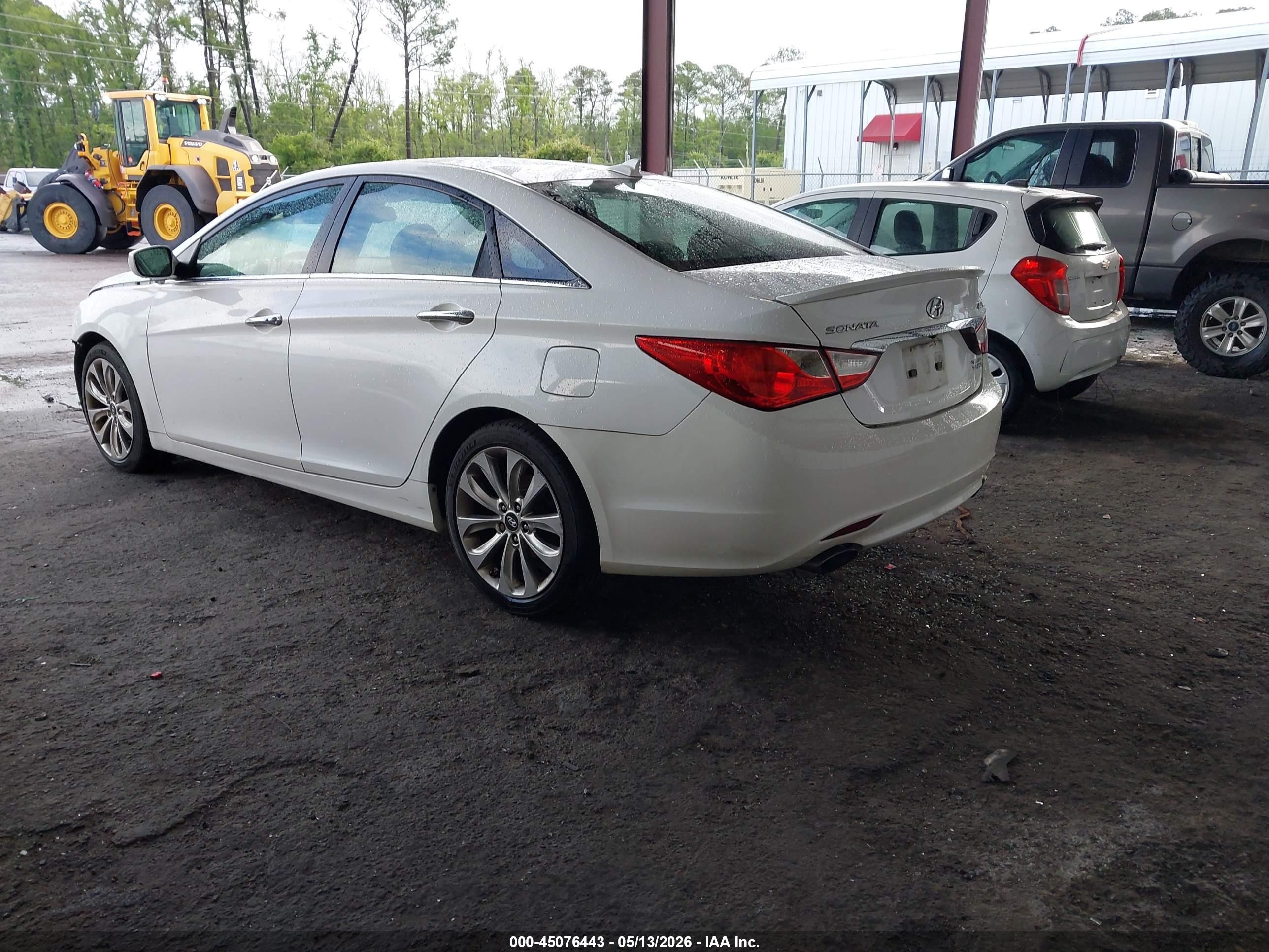 2012 Hyundai Sonata Se 2.0t White vin: 5NPEC4AB9CH428905
