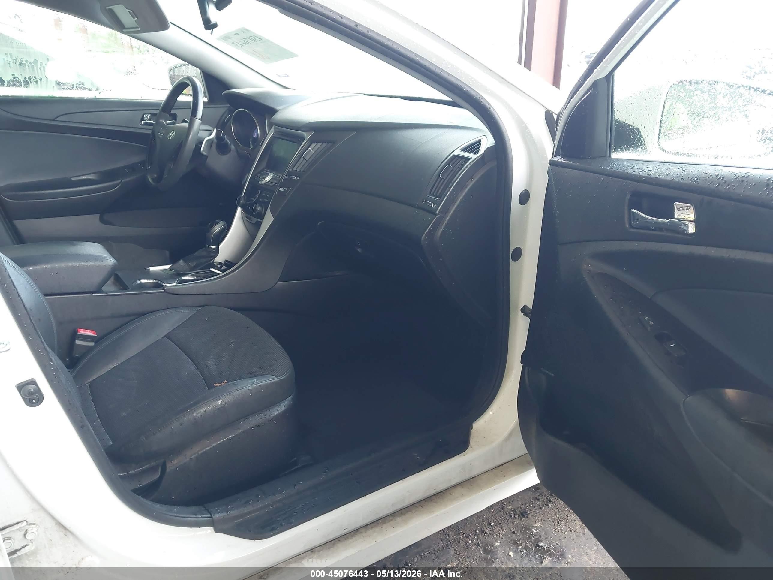 2012 Hyundai Sonata Se 2.0t White vin: 5NPEC4AB9CH428905