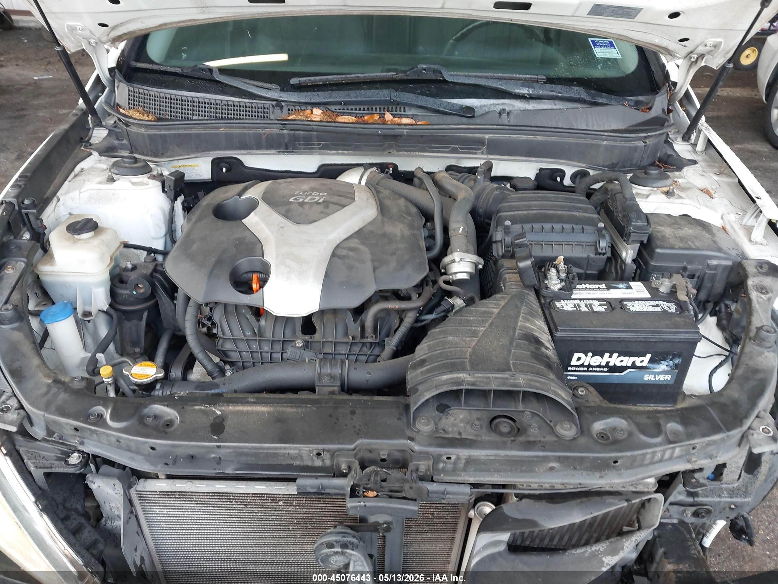 2012 Hyundai Sonata Se 2.0t White vin: 5NPEC4AB9CH428905