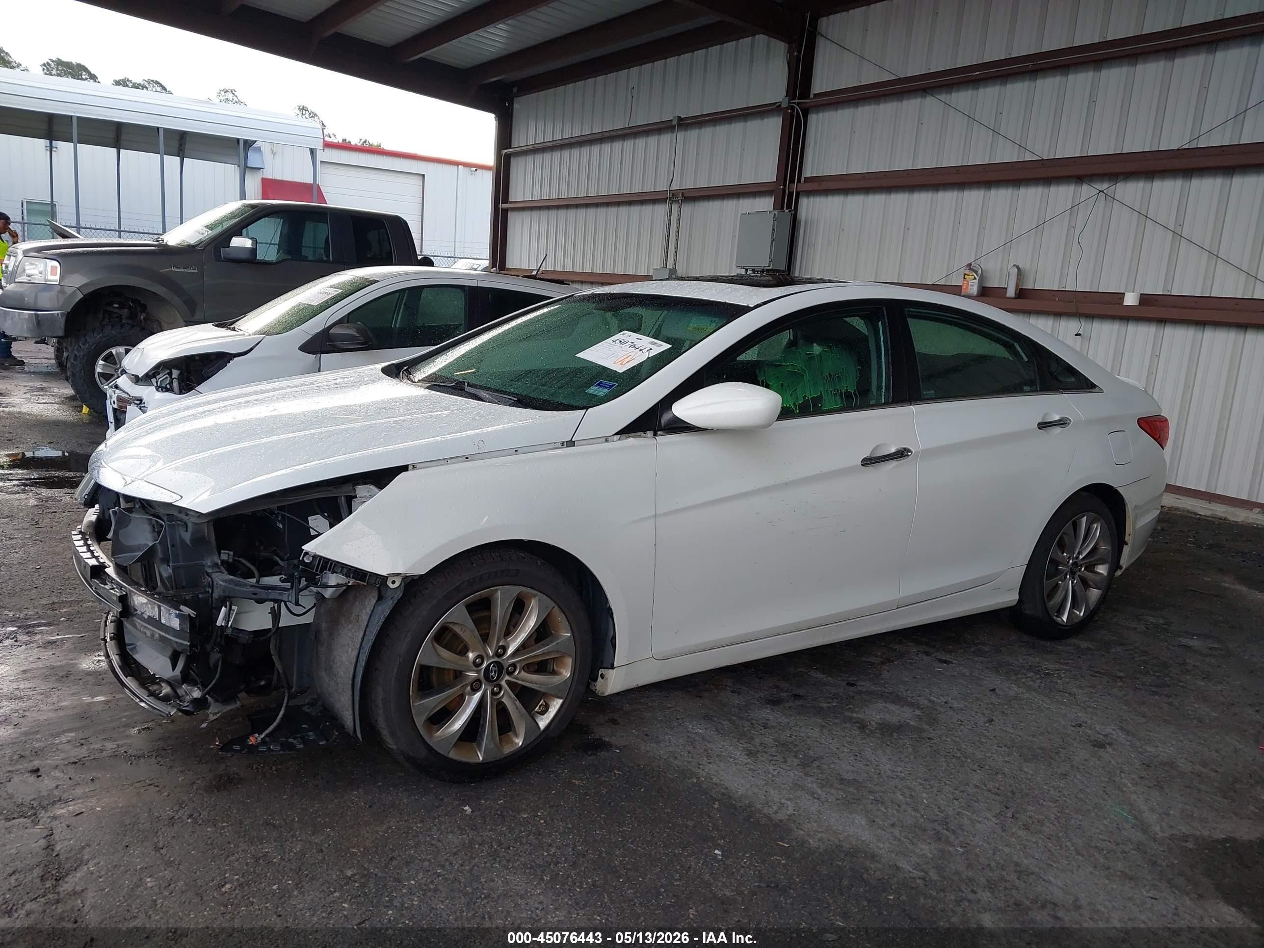 2012 Hyundai Sonata Se 2.0t White vin: 5NPEC4AB9CH428905