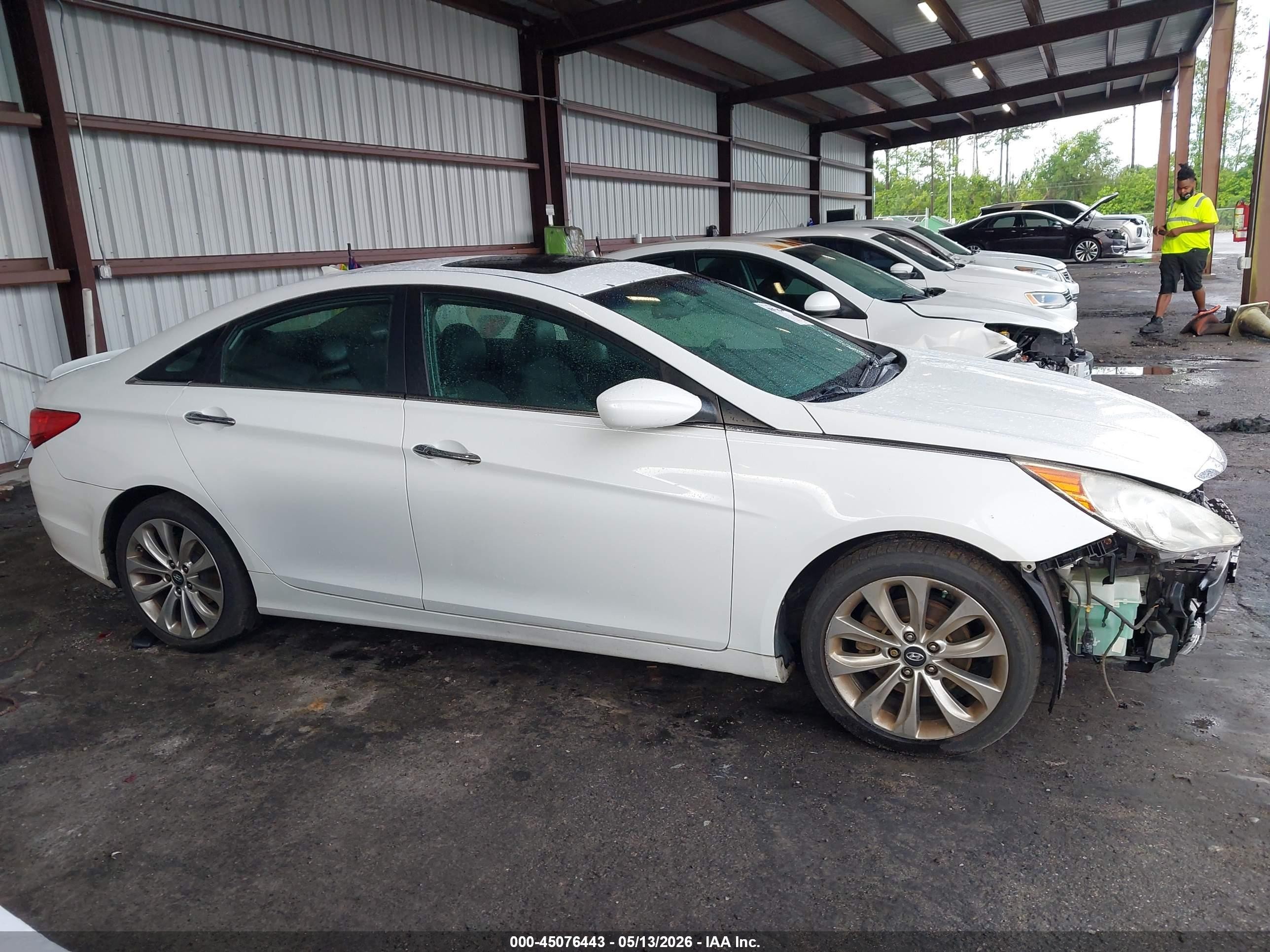 2012 Hyundai Sonata Se 2.0t White vin: 5NPEC4AB9CH428905
