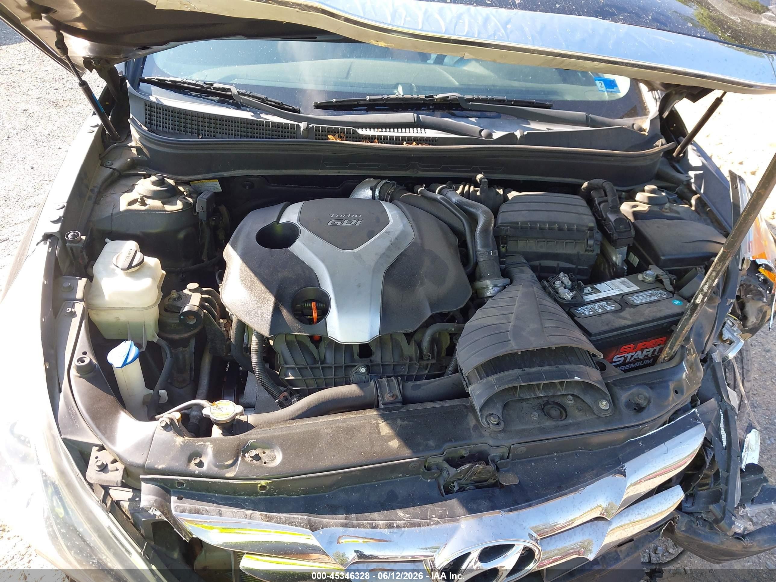 2012 Hyundai Sonata Se 2.0t Black vin: 5NPEC4AB9CH435109