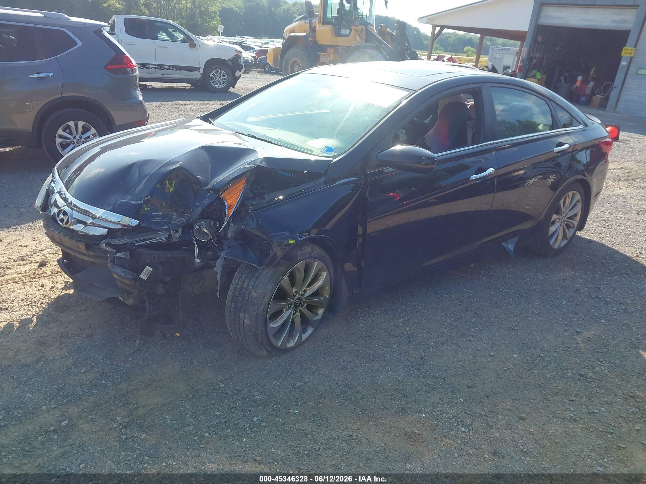2012 Hyundai Sonata Se 2.0t Black vin: 5NPEC4AB9CH435109
