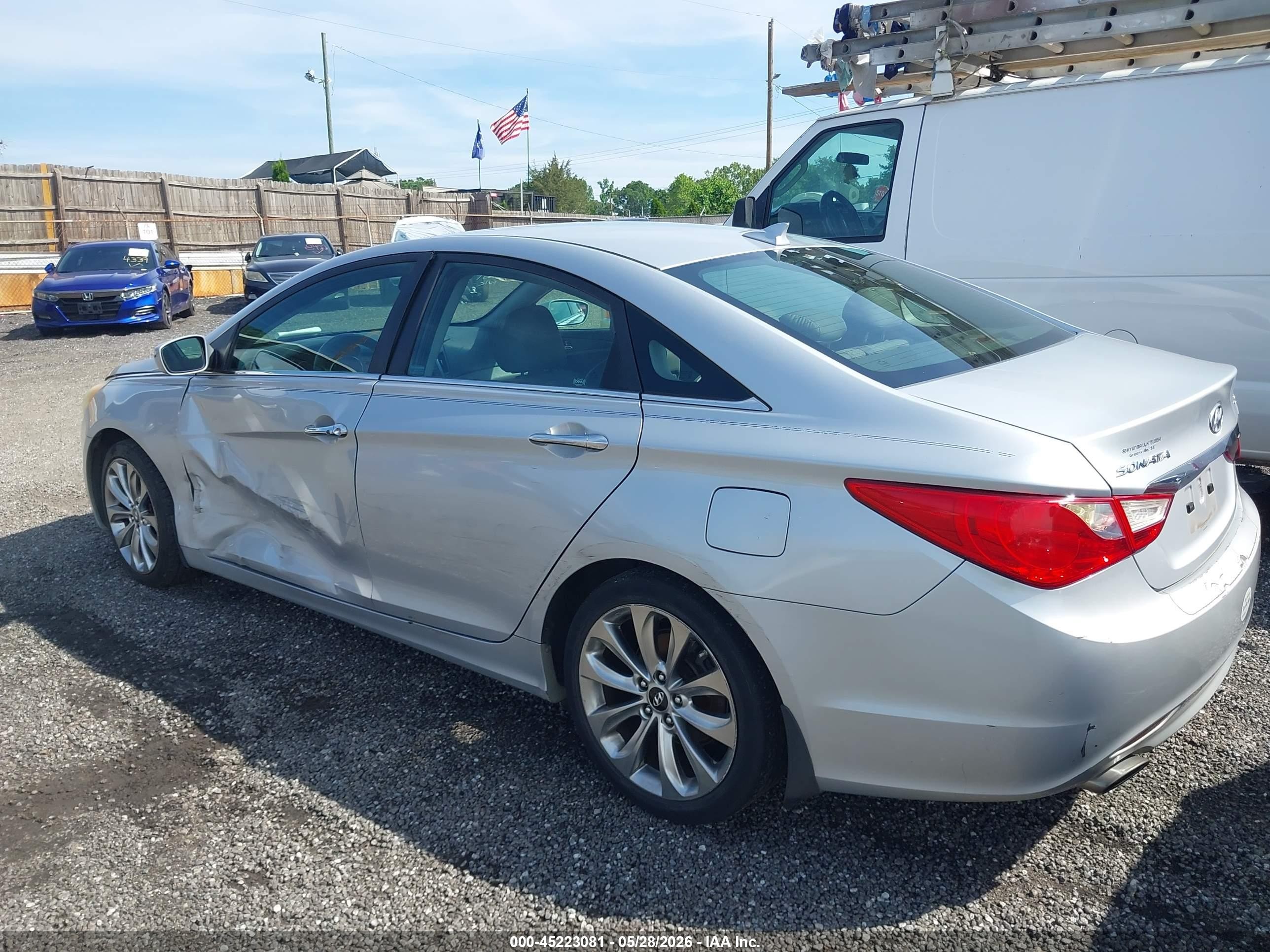 2012 Hyundai Sonata Se 2.0t Silver vin: 5NPEC4AB9CH468854