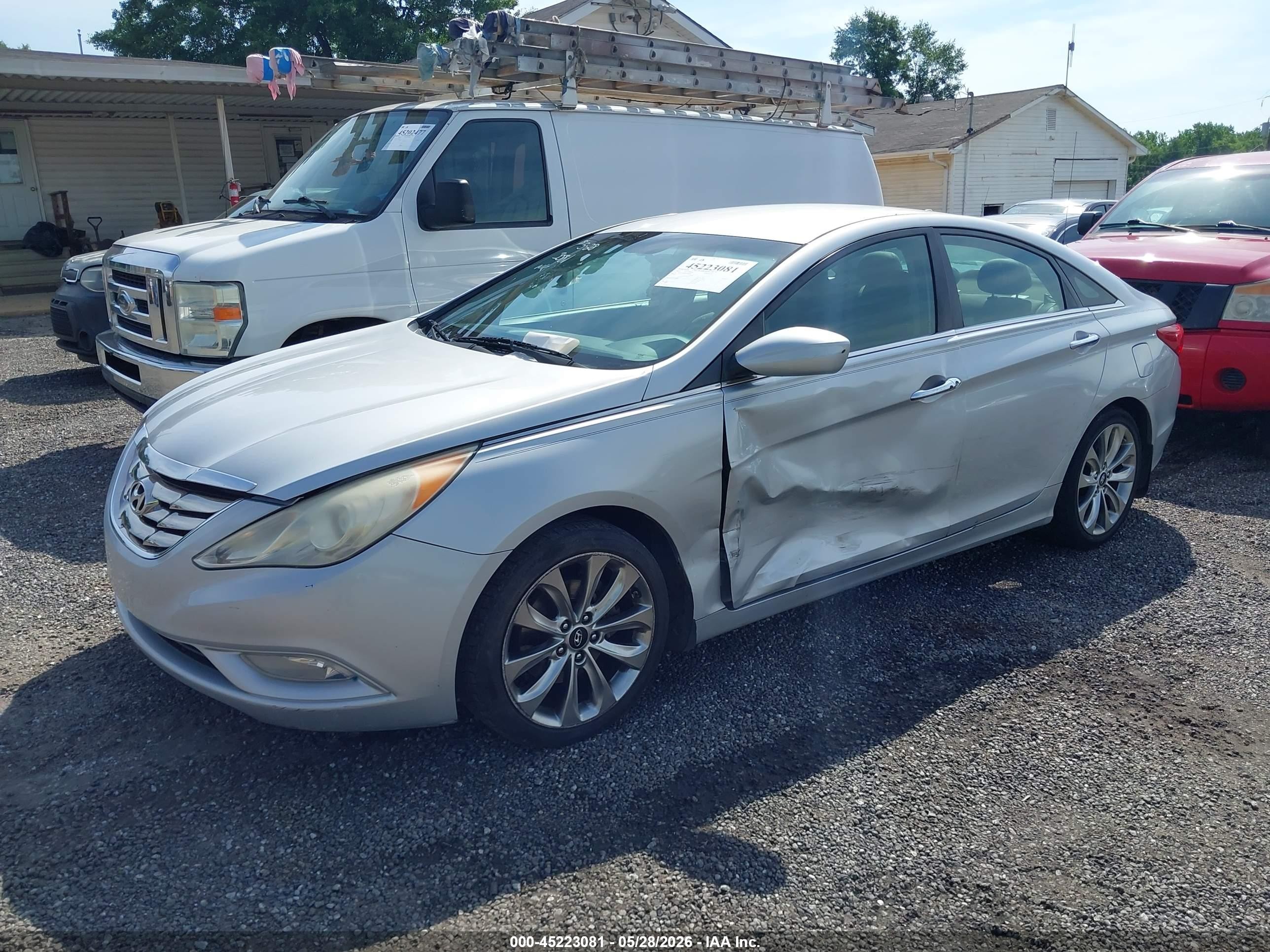 2012 Hyundai Sonata Se 2.0t Silver vin: 5NPEC4AB9CH468854