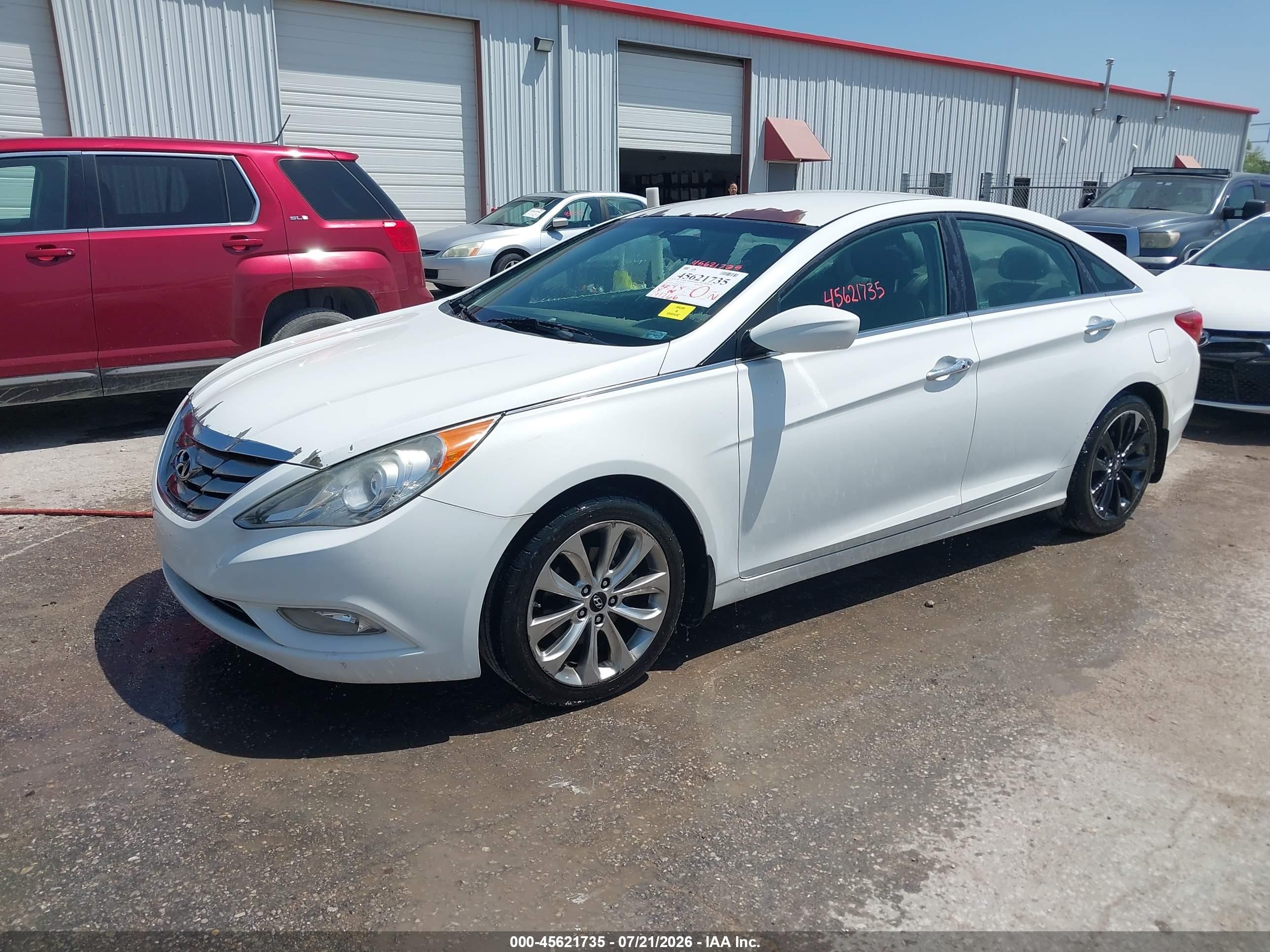 2012 Hyundai Sonata Se 2.0t White vin: 5NPEC4AB9CH472144