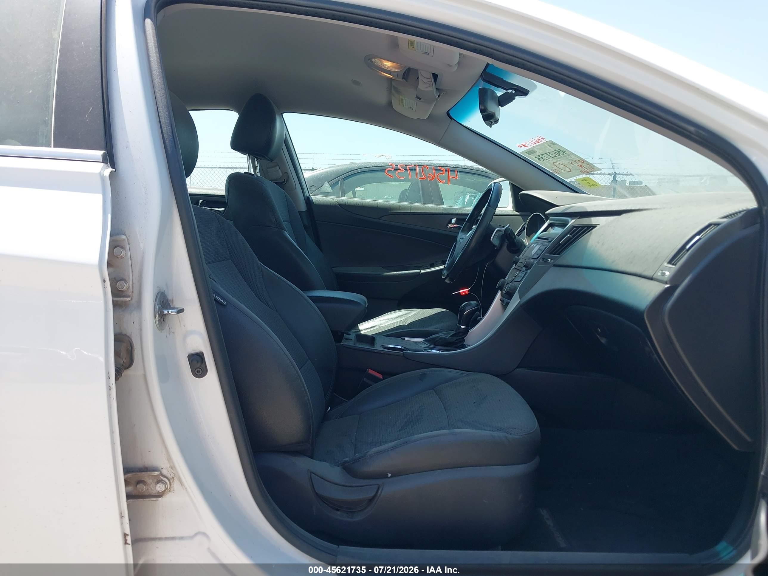 2012 Hyundai Sonata Se 2.0t White vin: 5NPEC4AB9CH472144