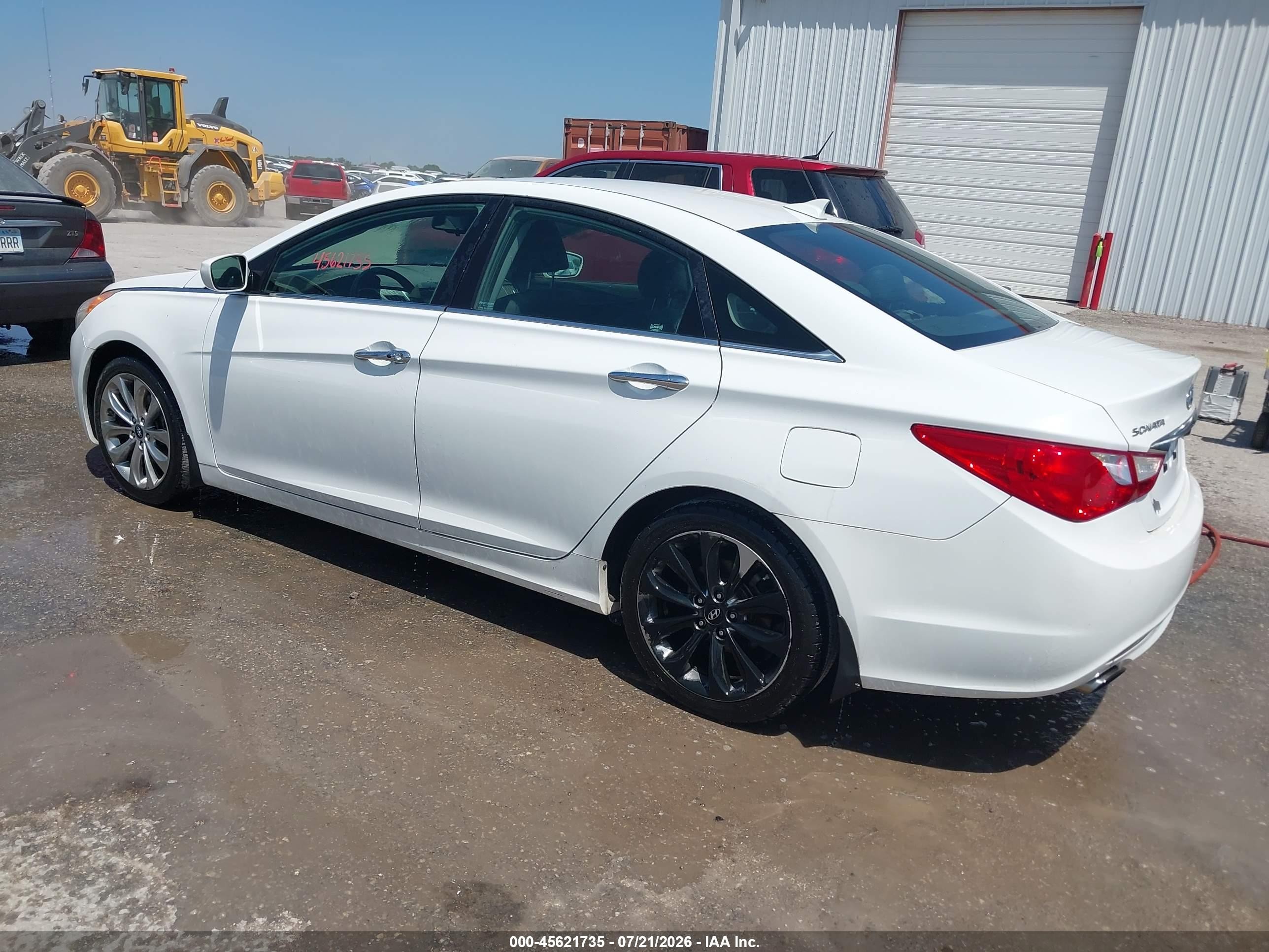 2012 Hyundai Sonata Se 2.0t White vin: 5NPEC4AB9CH472144