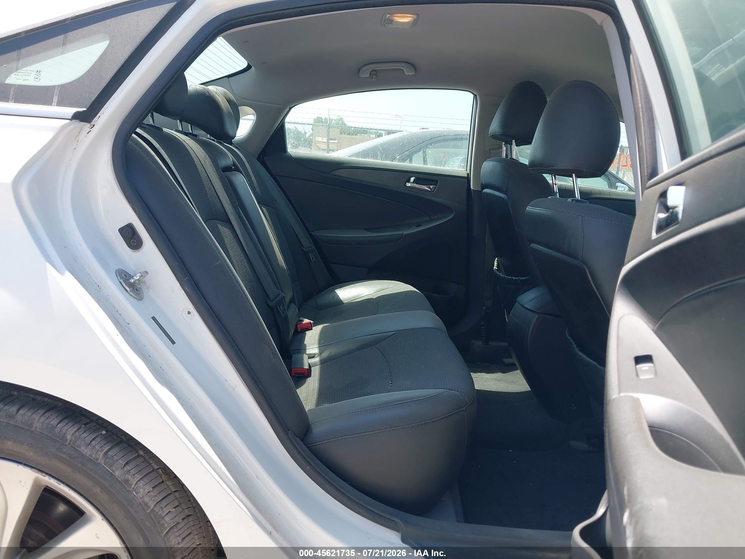 2012 Hyundai Sonata Se 2.0t White vin: 5NPEC4AB9CH472144