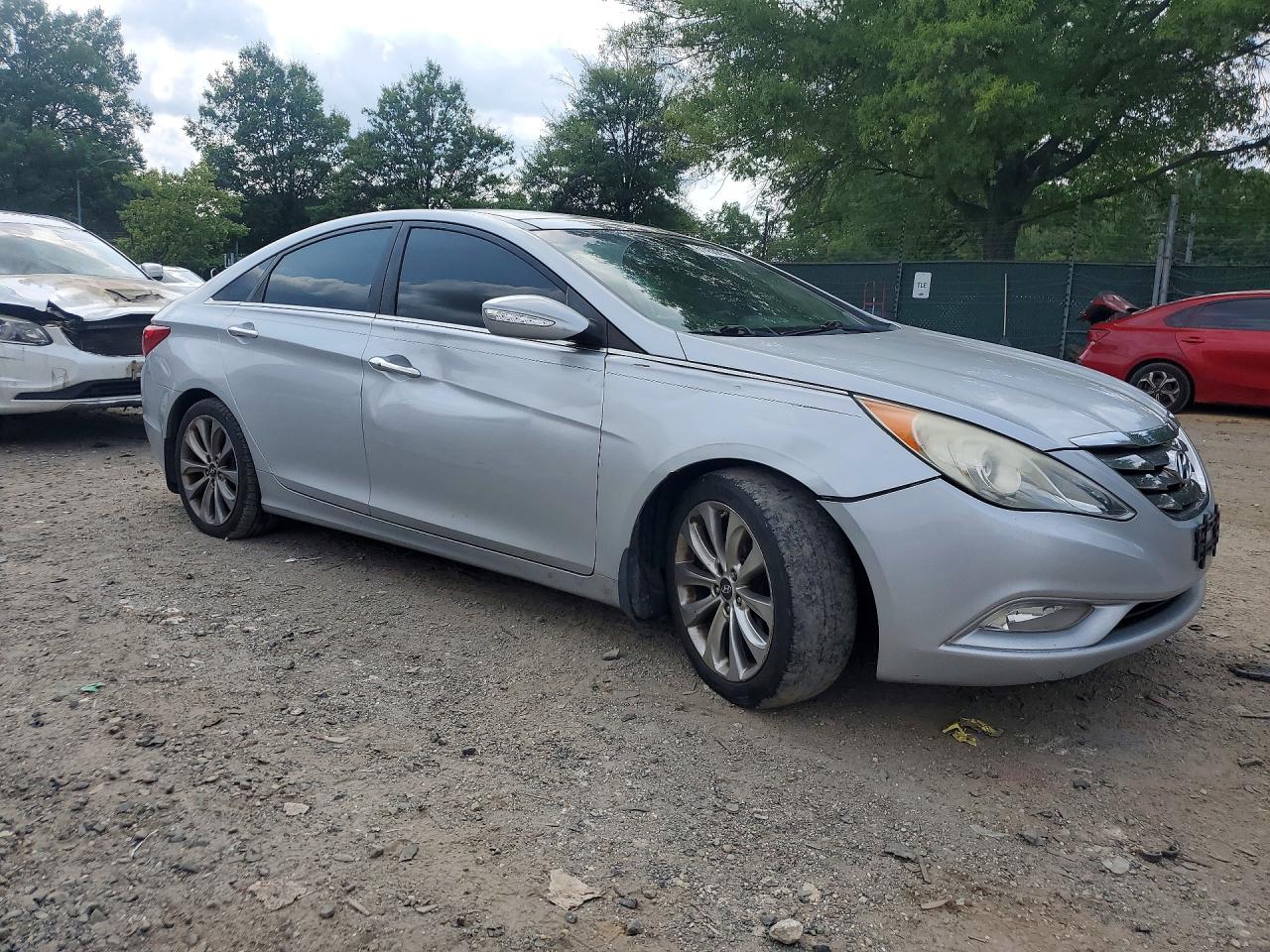 2012 Hyundai Sonata Limited 2.0t Silver vin: 5NPEC4AB9CH480762