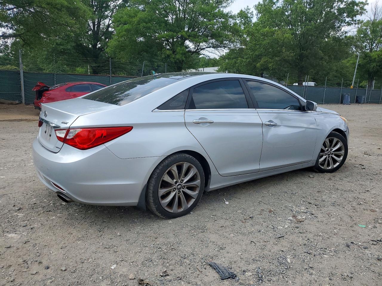 2012 Hyundai Sonata Limited 2.0t Silver vin: 5NPEC4AB9CH480762