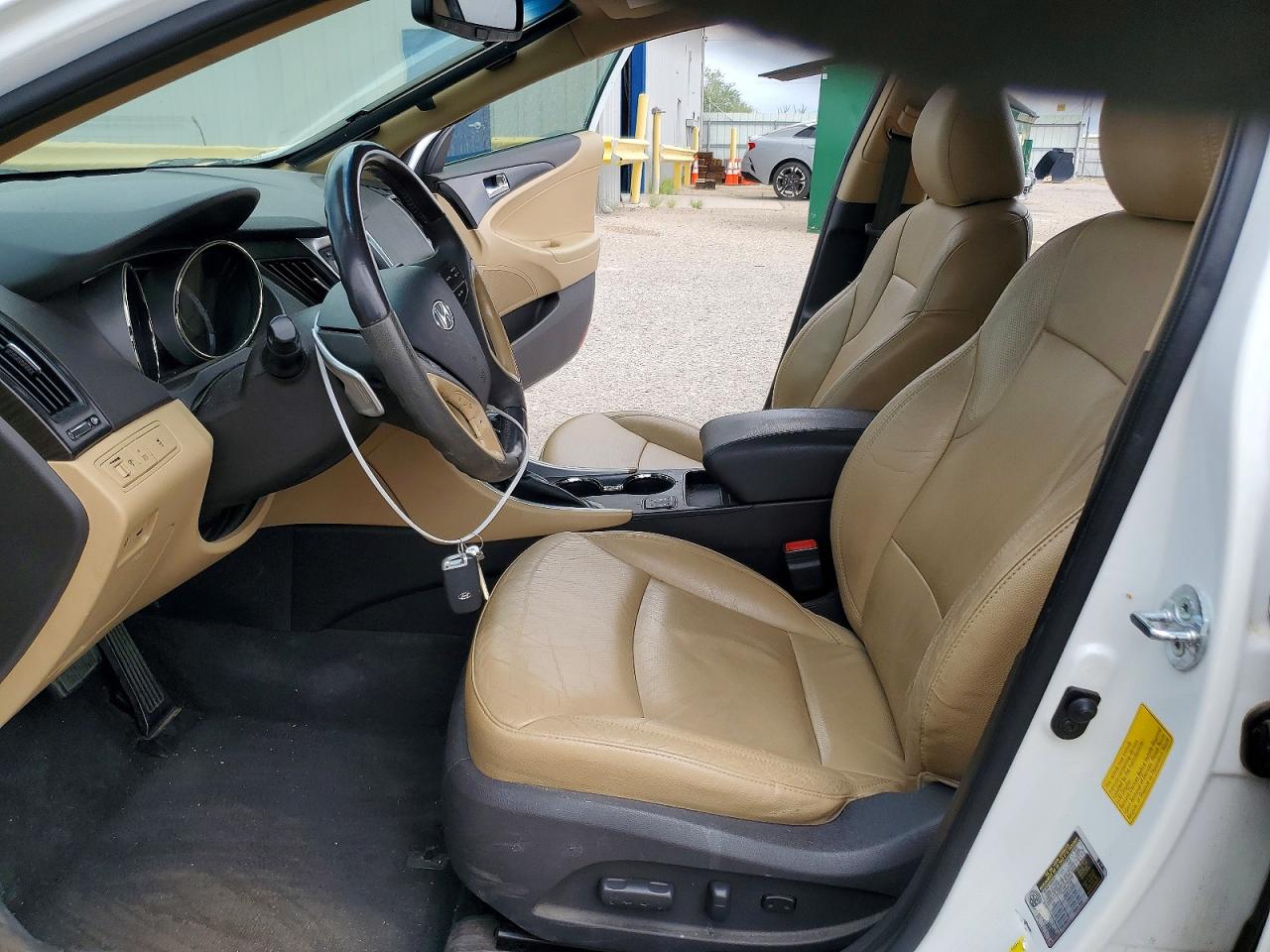 2013 Hyundai Sonata Limited 2.0t White vin: 5NPEC4AB9DH569006