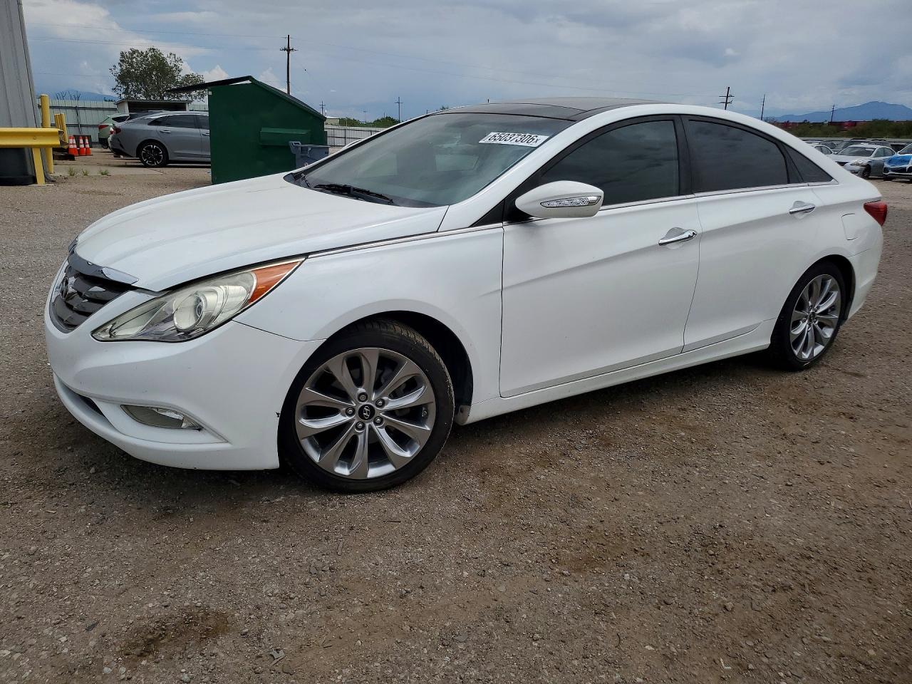 2013 Hyundai Sonata Limited 2.0t White vin: 5NPEC4AB9DH569006