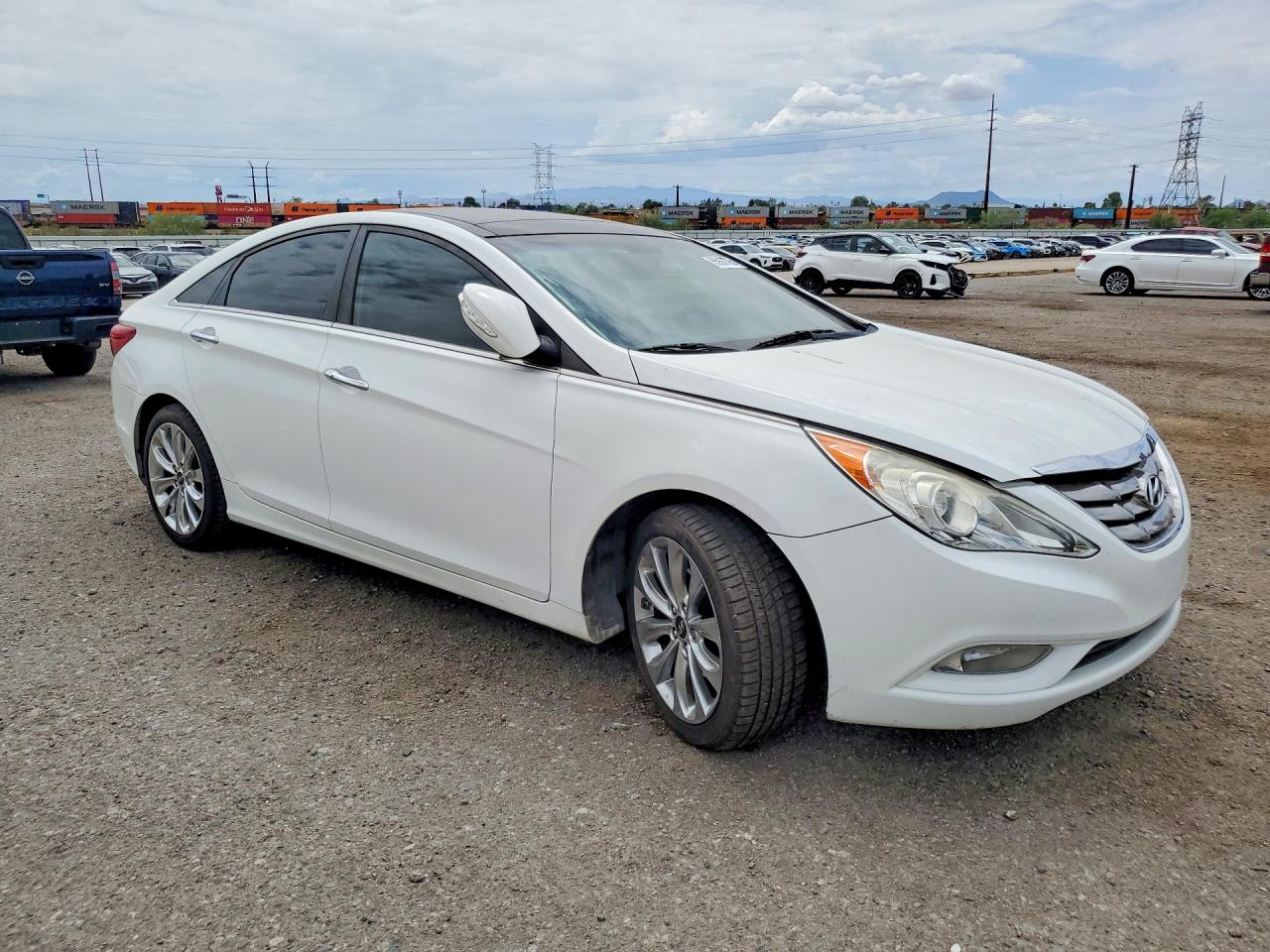 2013 Hyundai Sonata Limited 2.0t White vin: 5NPEC4AB9DH569006