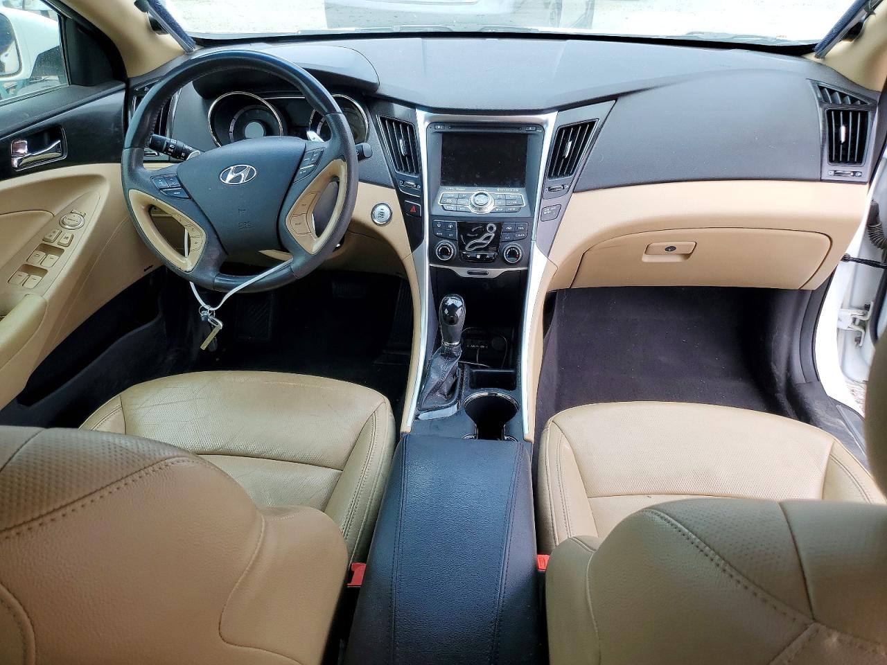 2013 Hyundai Sonata Limited 2.0t White vin: 5NPEC4AB9DH569006