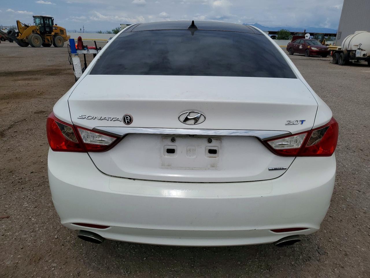 2013 Hyundai Sonata Limited 2.0t White vin: 5NPEC4AB9DH569006