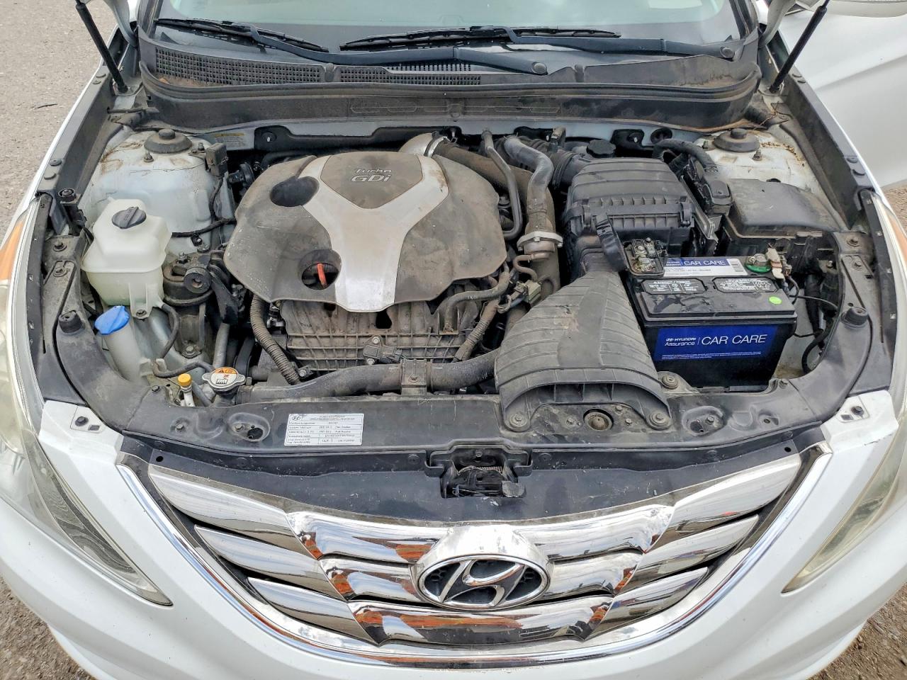2013 Hyundai Sonata Limited 2.0t White vin: 5NPEC4AB9DH569006