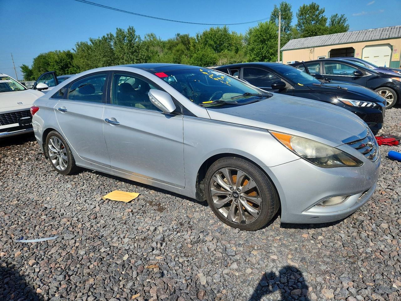 2013 Hyundai Sonata Limited 2.0t Silver vin: 5NPEC4AB9DH575775