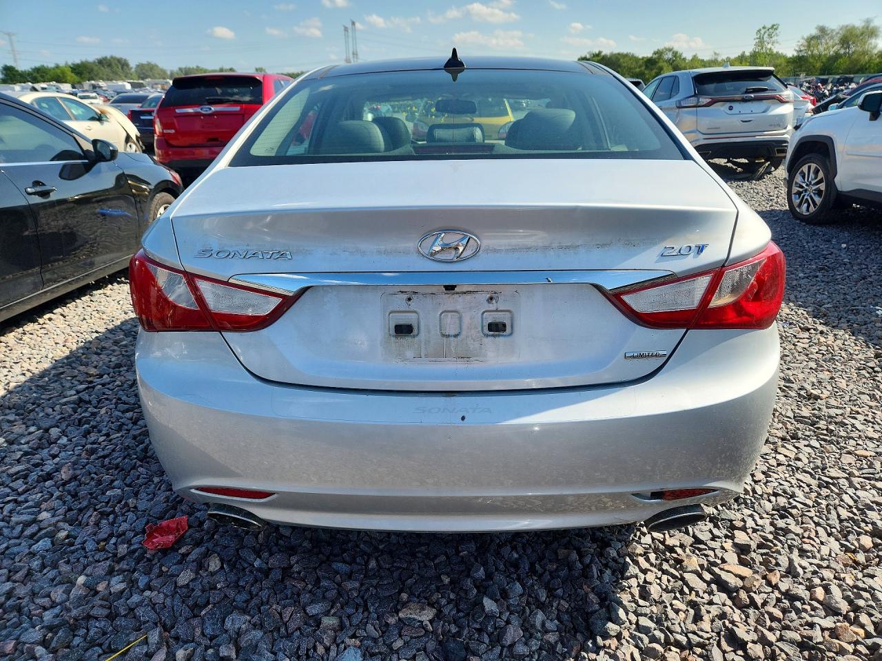 2013 Hyundai Sonata Limited 2.0t Silver vin: 5NPEC4AB9DH575775