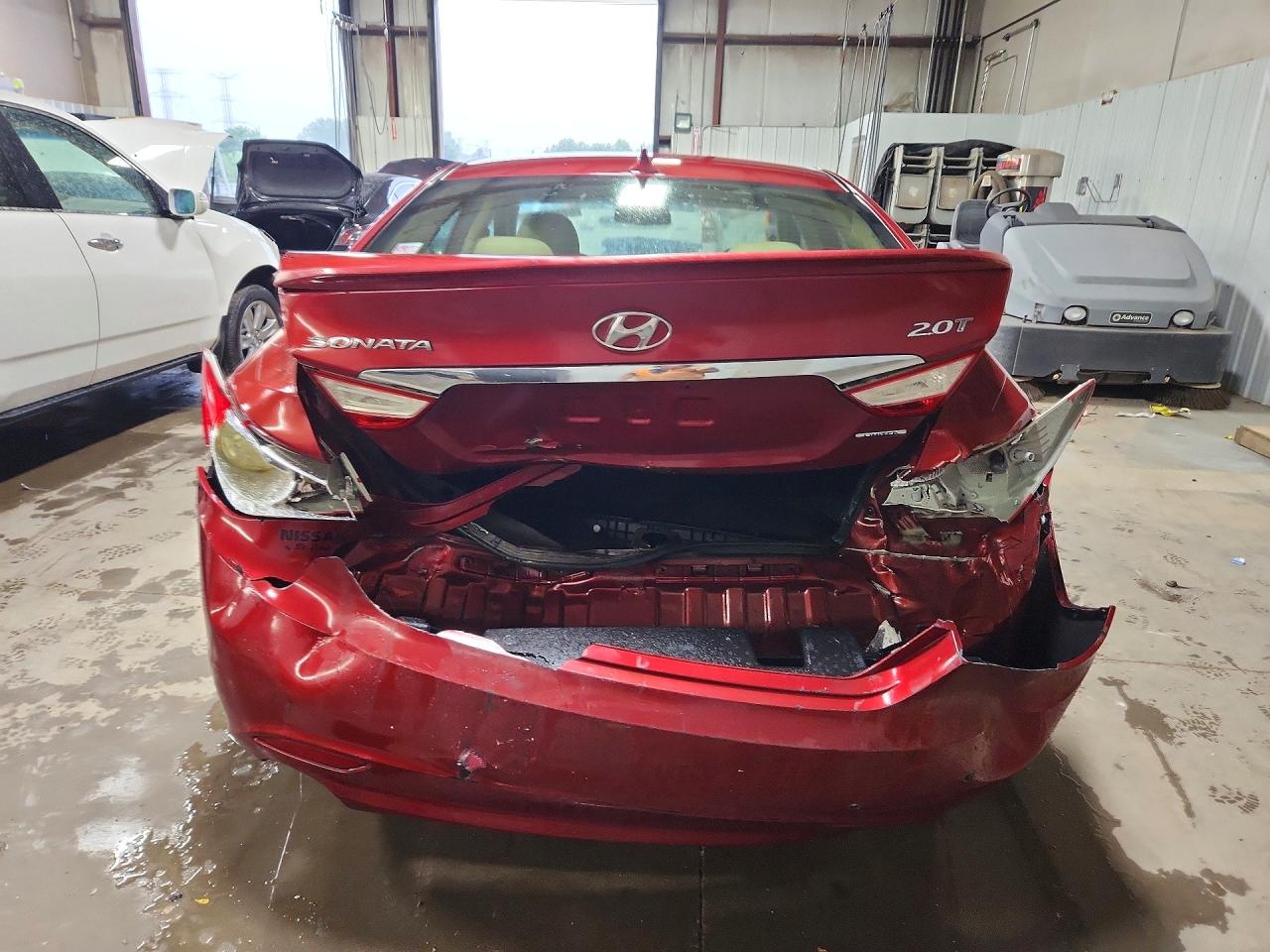 2013 Hyundai Sonata Limited 2.0t Red vin: 5NPEC4AB9DH596092