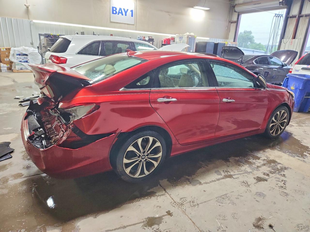 2013 Hyundai Sonata Limited 2.0t Red vin: 5NPEC4AB9DH596092