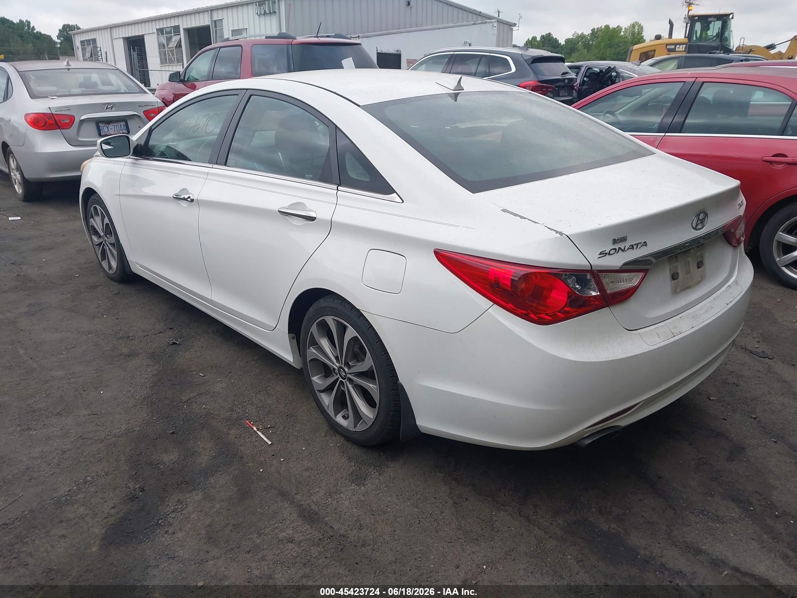 2013 Hyundai Sonata Se 2.0t White vin: 5NPEC4AB9DH642407