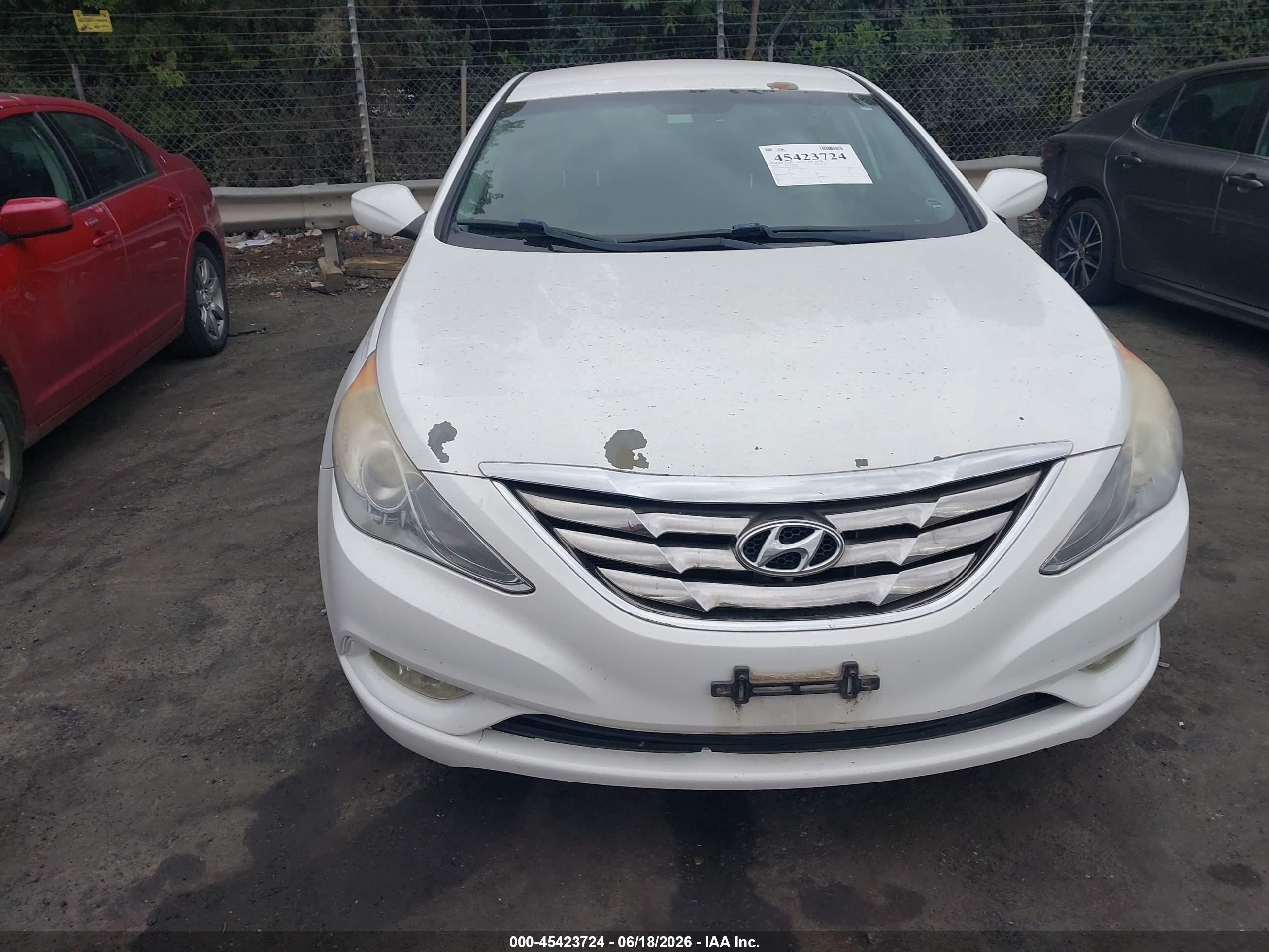 2013 Hyundai Sonata Se 2.0t White vin: 5NPEC4AB9DH642407