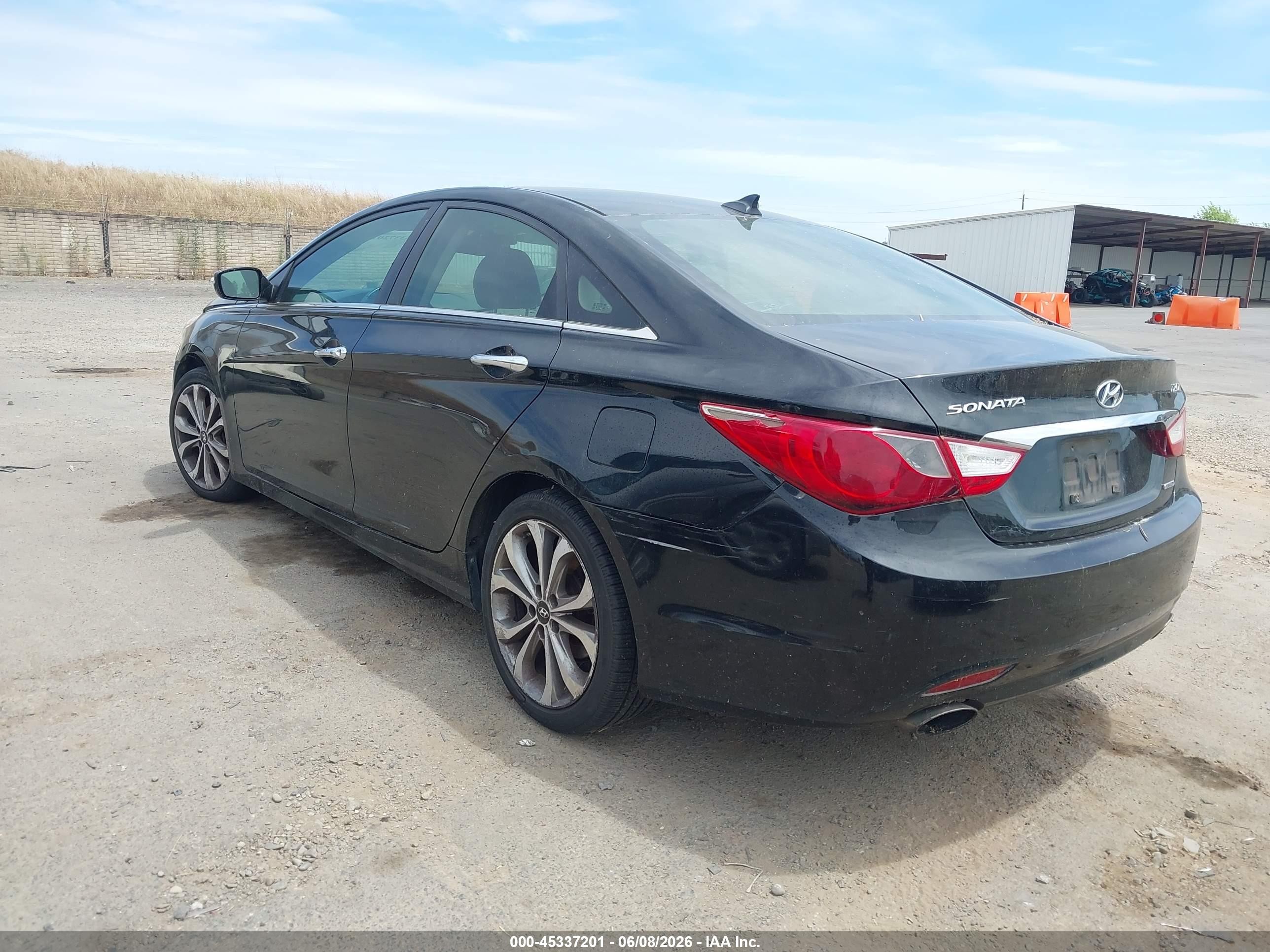 2013 Hyundai Sonata Limited 2.0t Black vin: 5NPEC4AB9DH659577