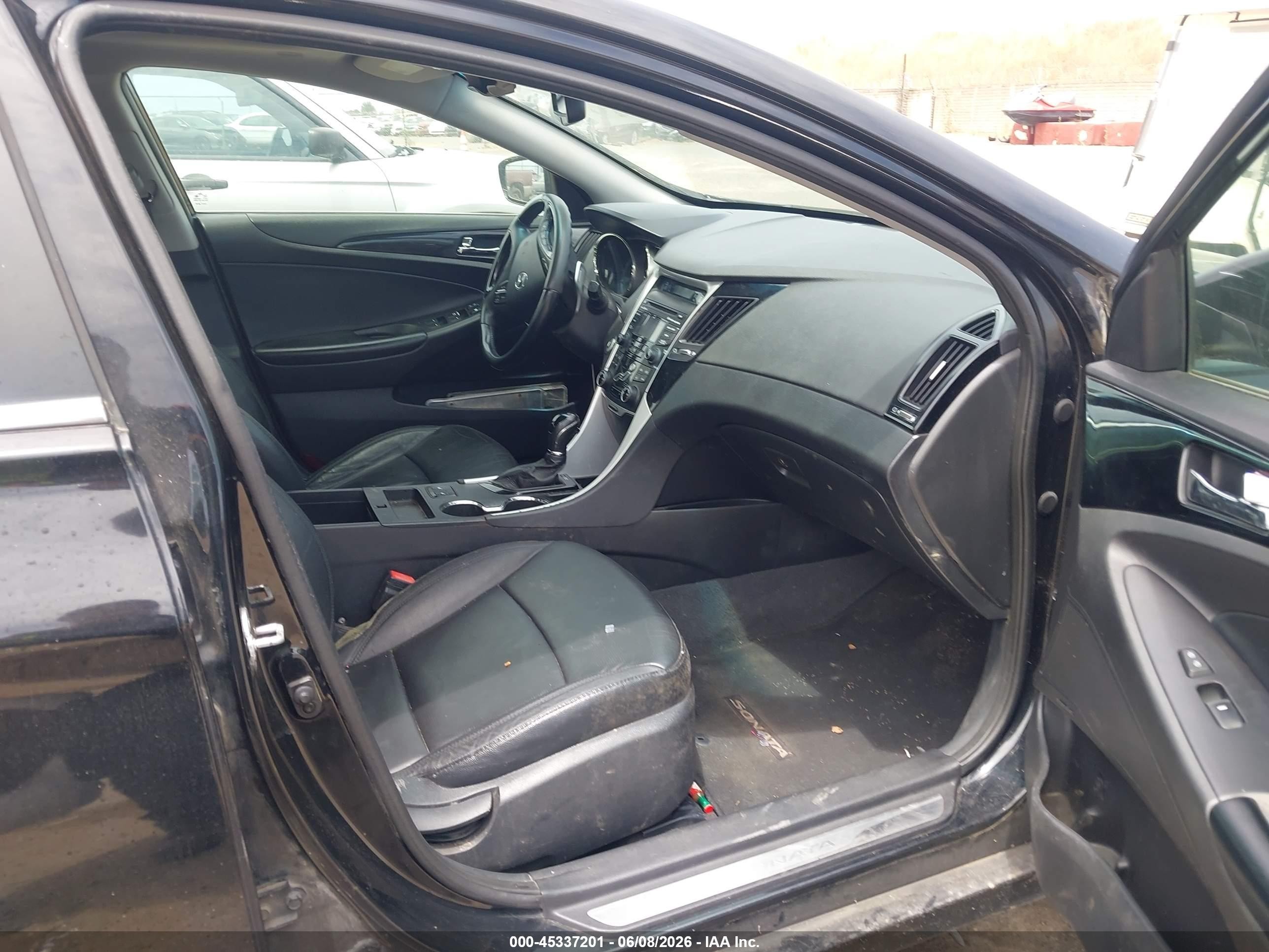 2013 Hyundai Sonata Limited 2.0t Black vin: 5NPEC4AB9DH659577
