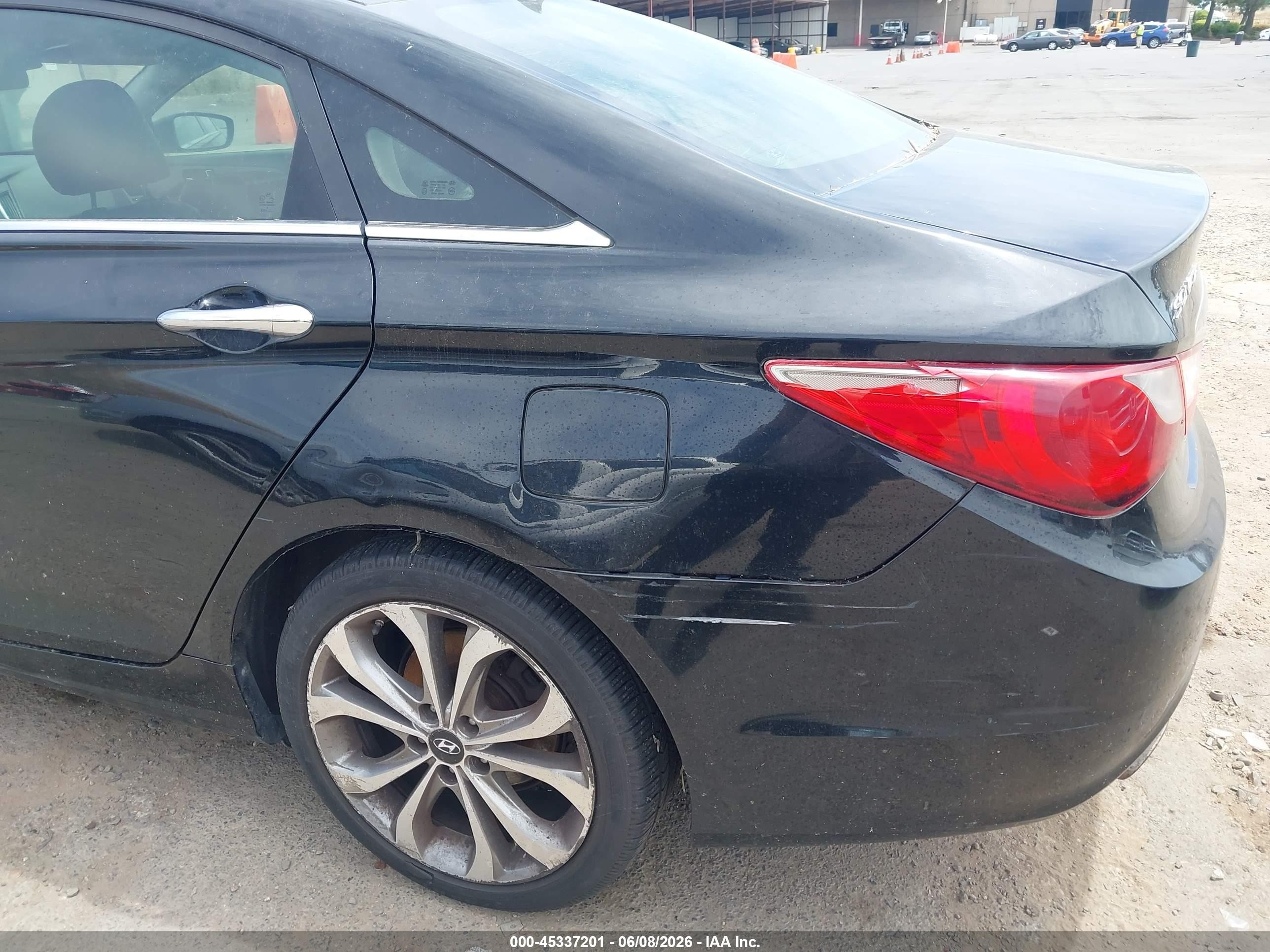 2013 Hyundai Sonata Limited 2.0t Black vin: 5NPEC4AB9DH659577