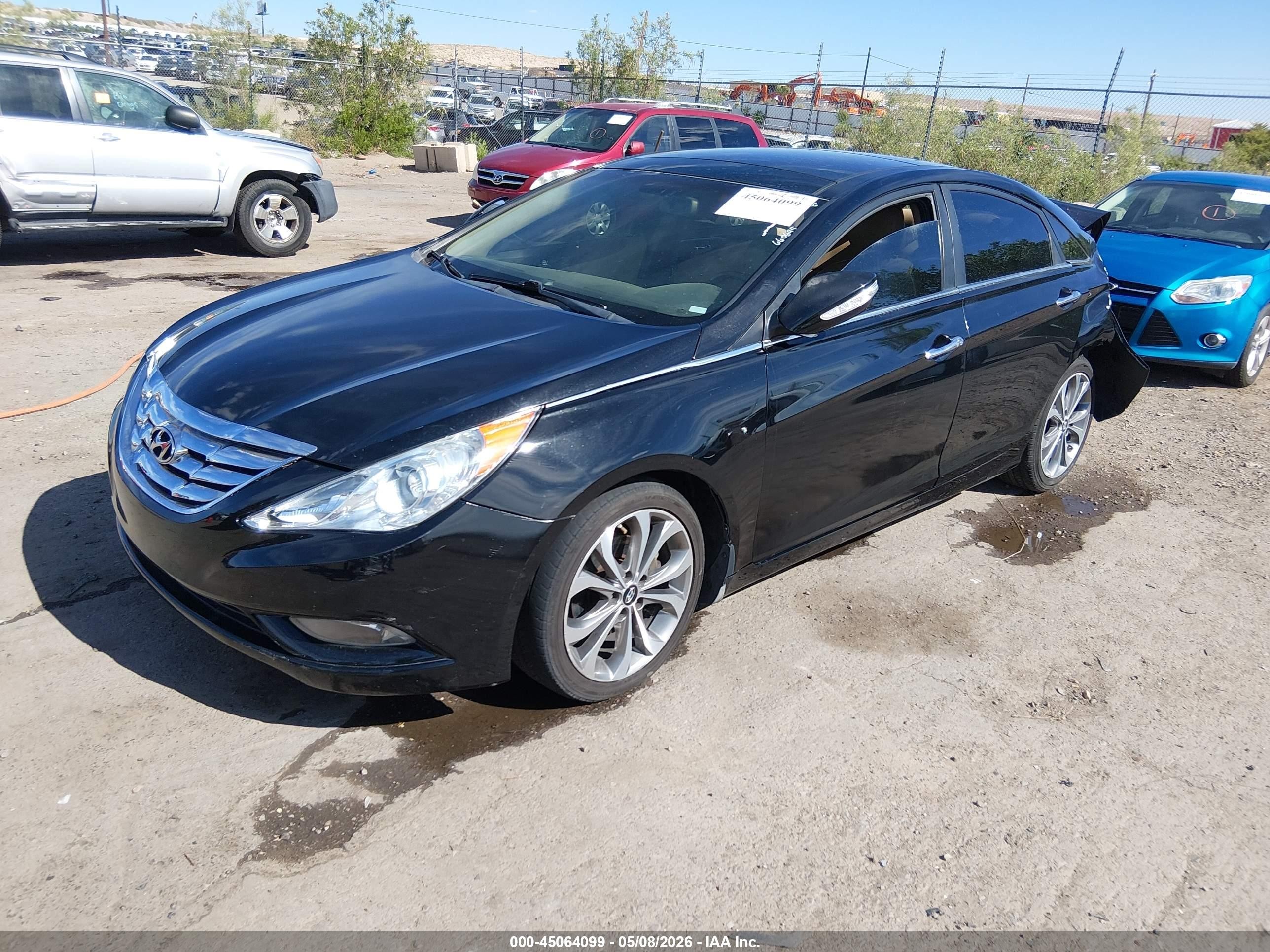 2013 Hyundai Sonata Limited 2.0t Black vin: 5NPEC4AB9DH660695