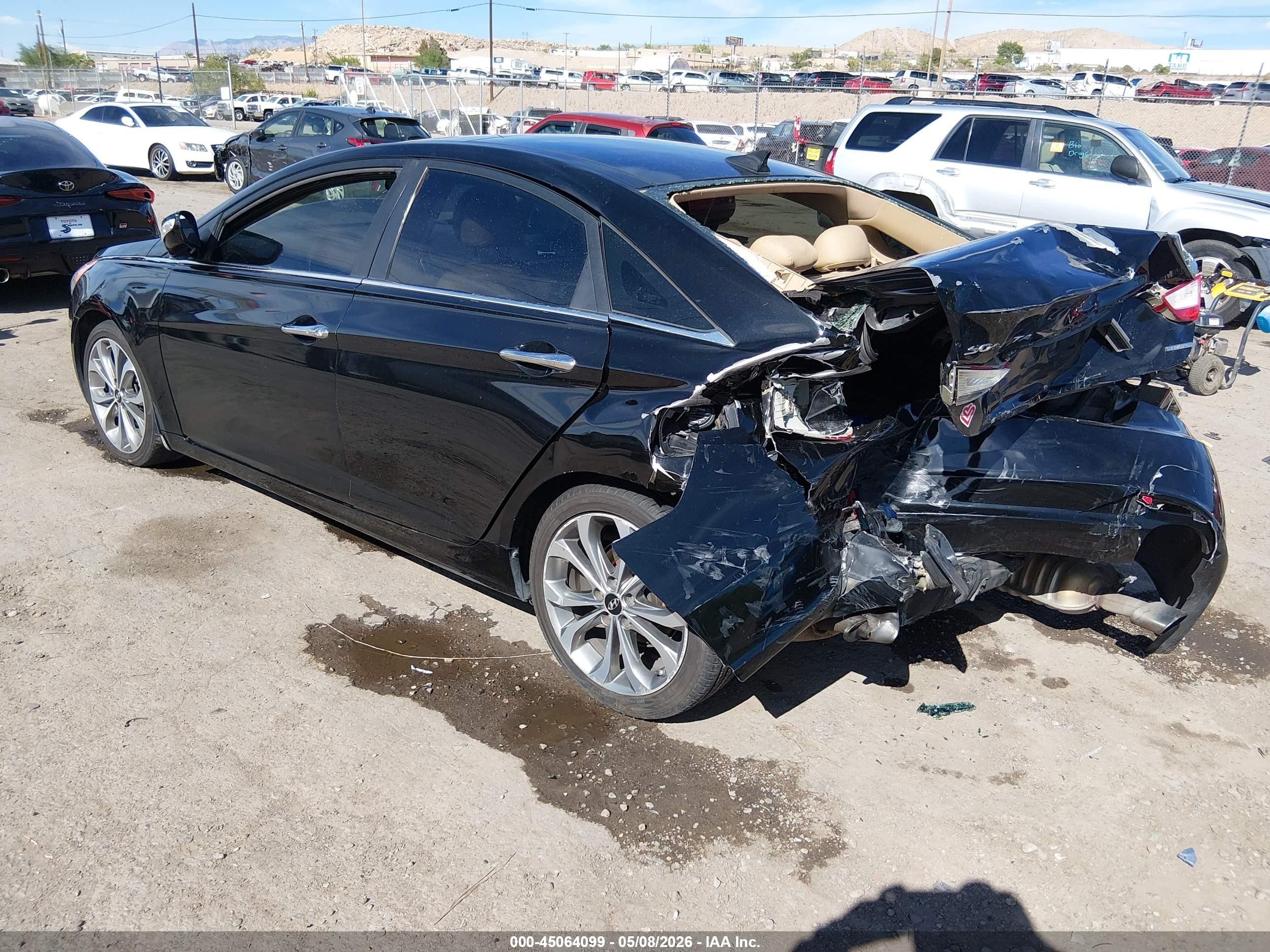 2013 Hyundai Sonata Limited 2.0t Black vin: 5NPEC4AB9DH660695