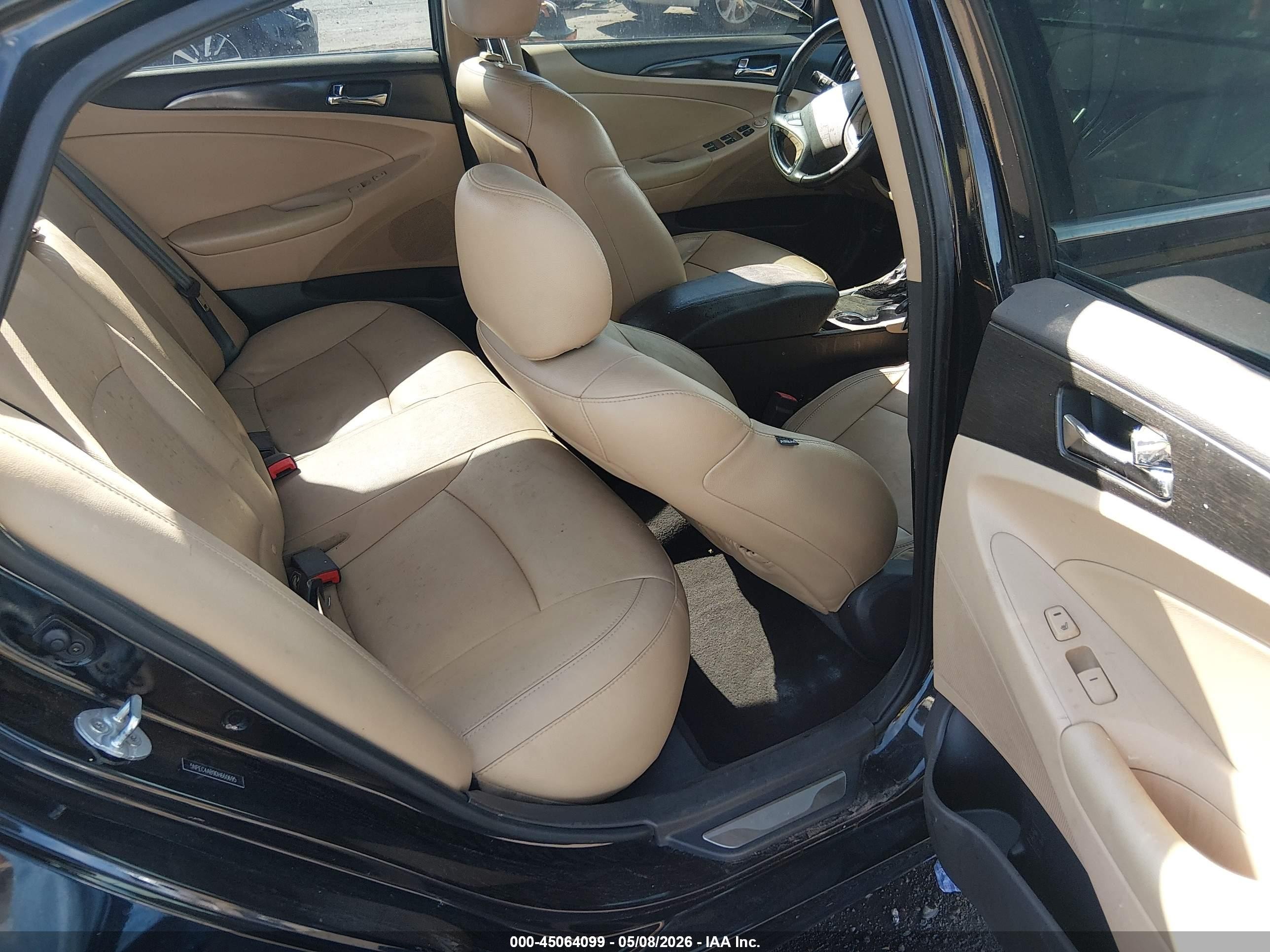 2013 Hyundai Sonata Limited 2.0t Black vin: 5NPEC4AB9DH660695