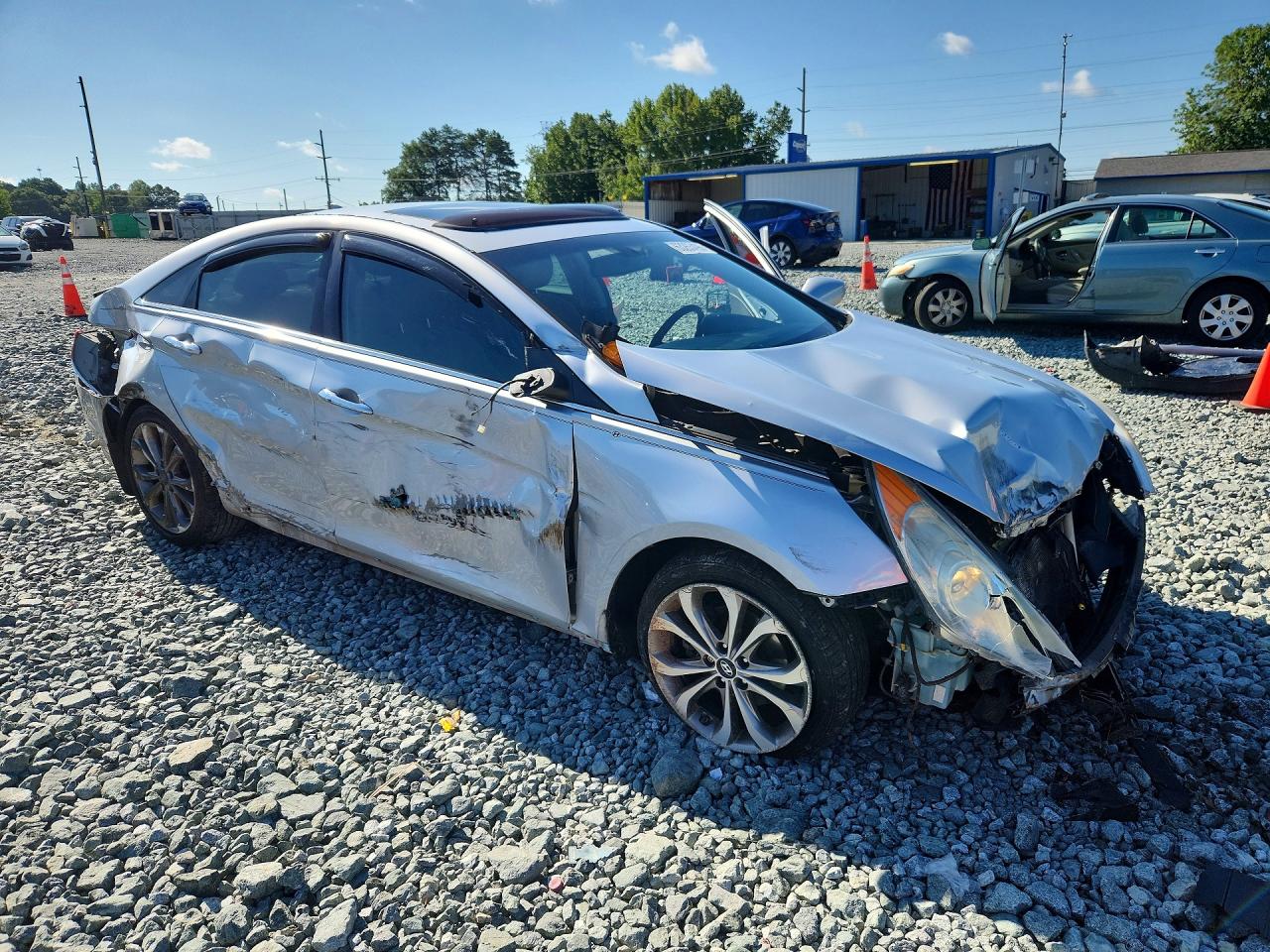 2013 Hyundai Sonata Se 2.0t Silver vin: 5NPEC4AB9DH739526