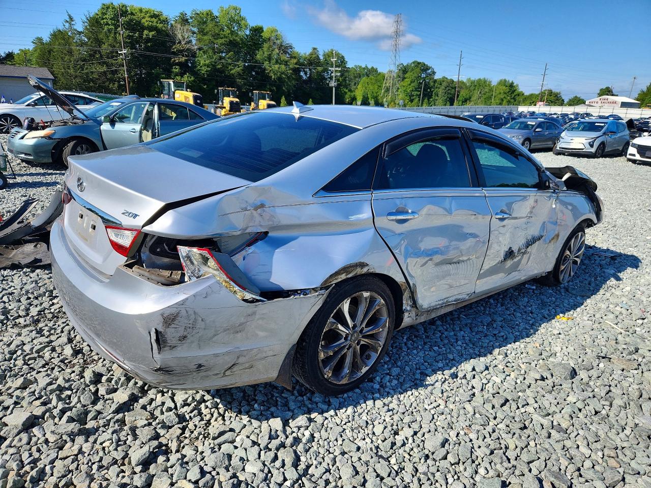 2013 Hyundai Sonata Se 2.0t Silver vin: 5NPEC4AB9DH739526