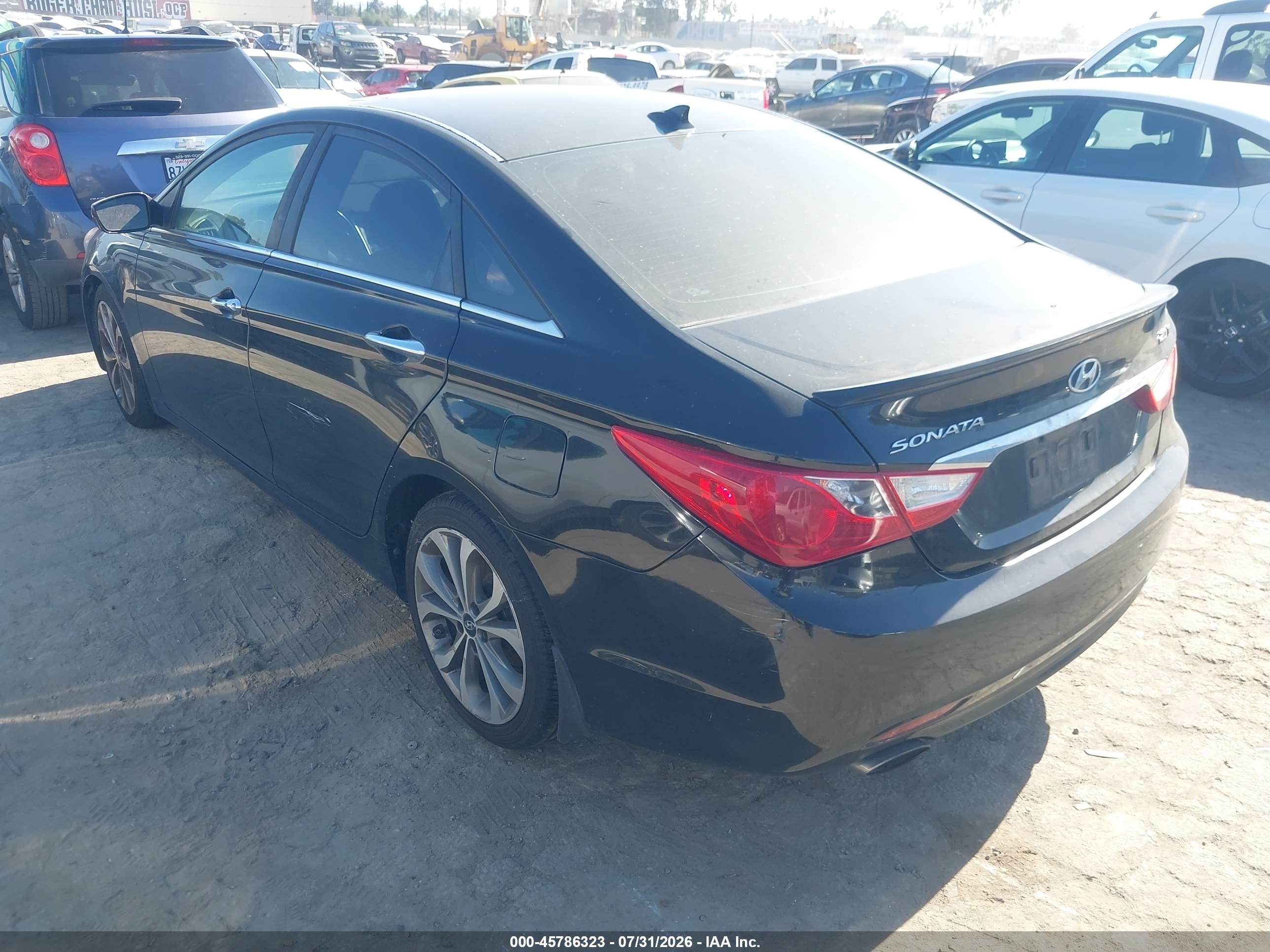 2013 Hyundai Sonata Se 2.0t Black vin: 5NPEC4AB9DH740093