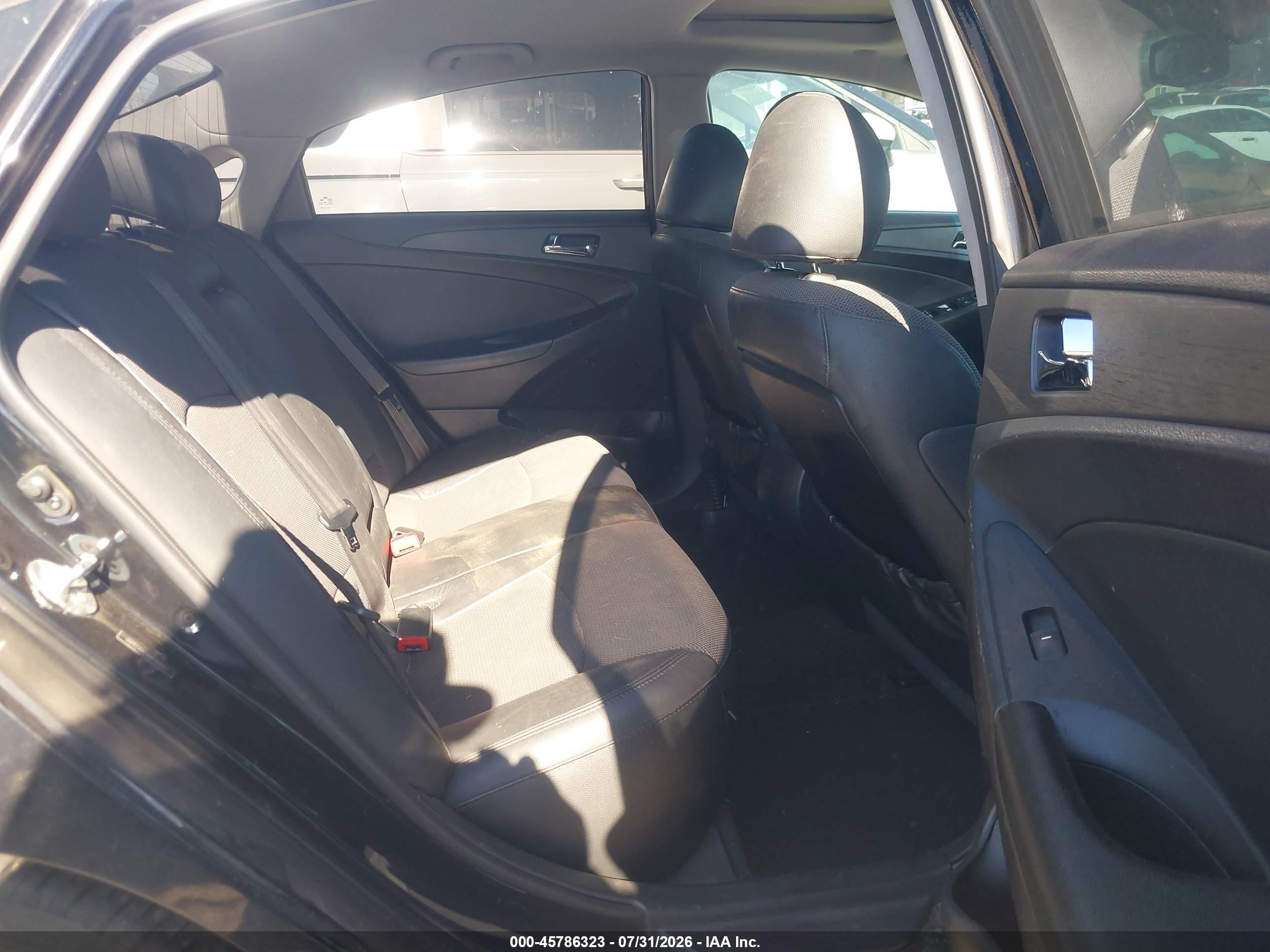 2013 Hyundai Sonata Se 2.0t Black vin: 5NPEC4AB9DH740093